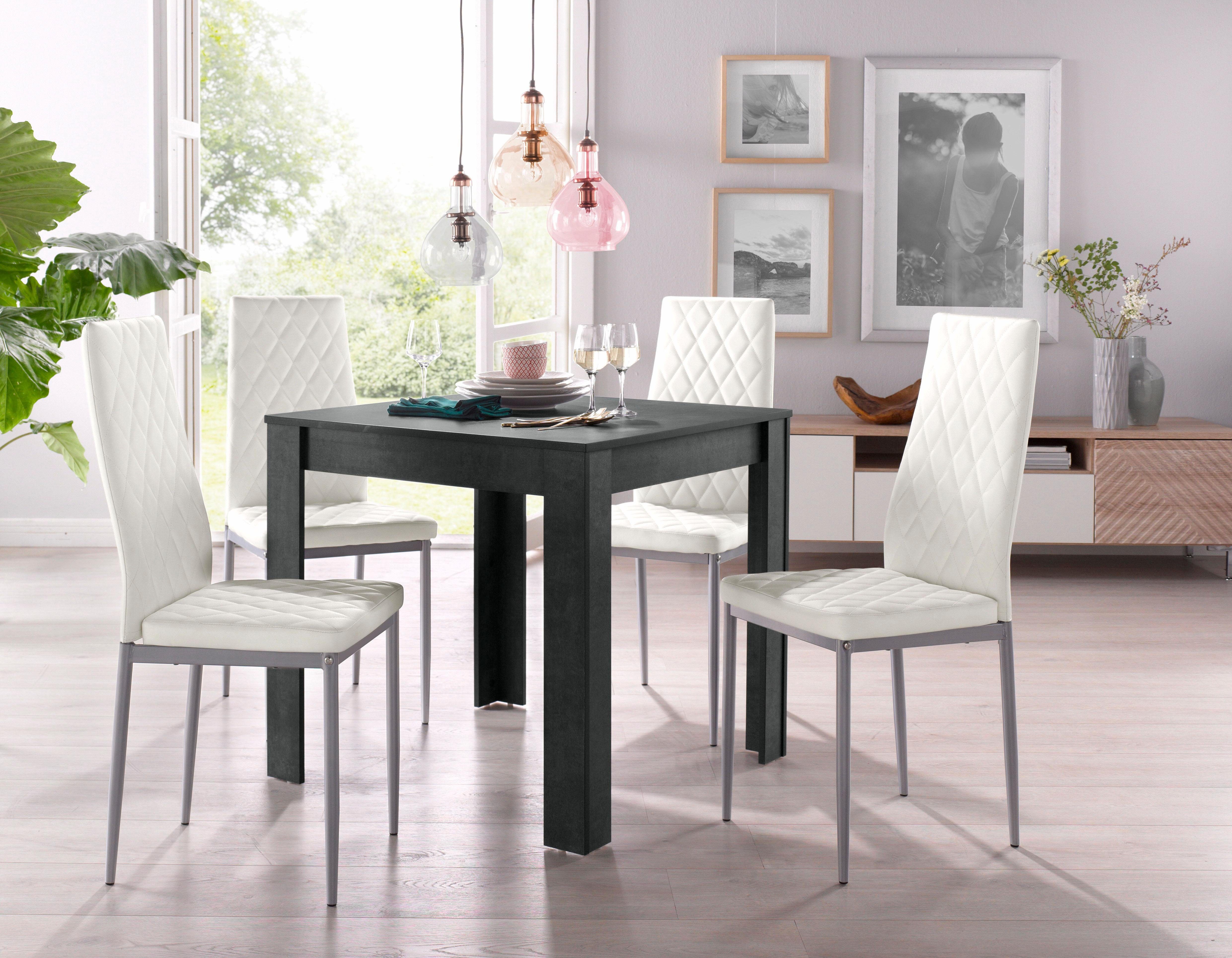 INOSIGN Eettafel Meigh, TOPSELLER! van houtmateriaal, breedte 80 cm