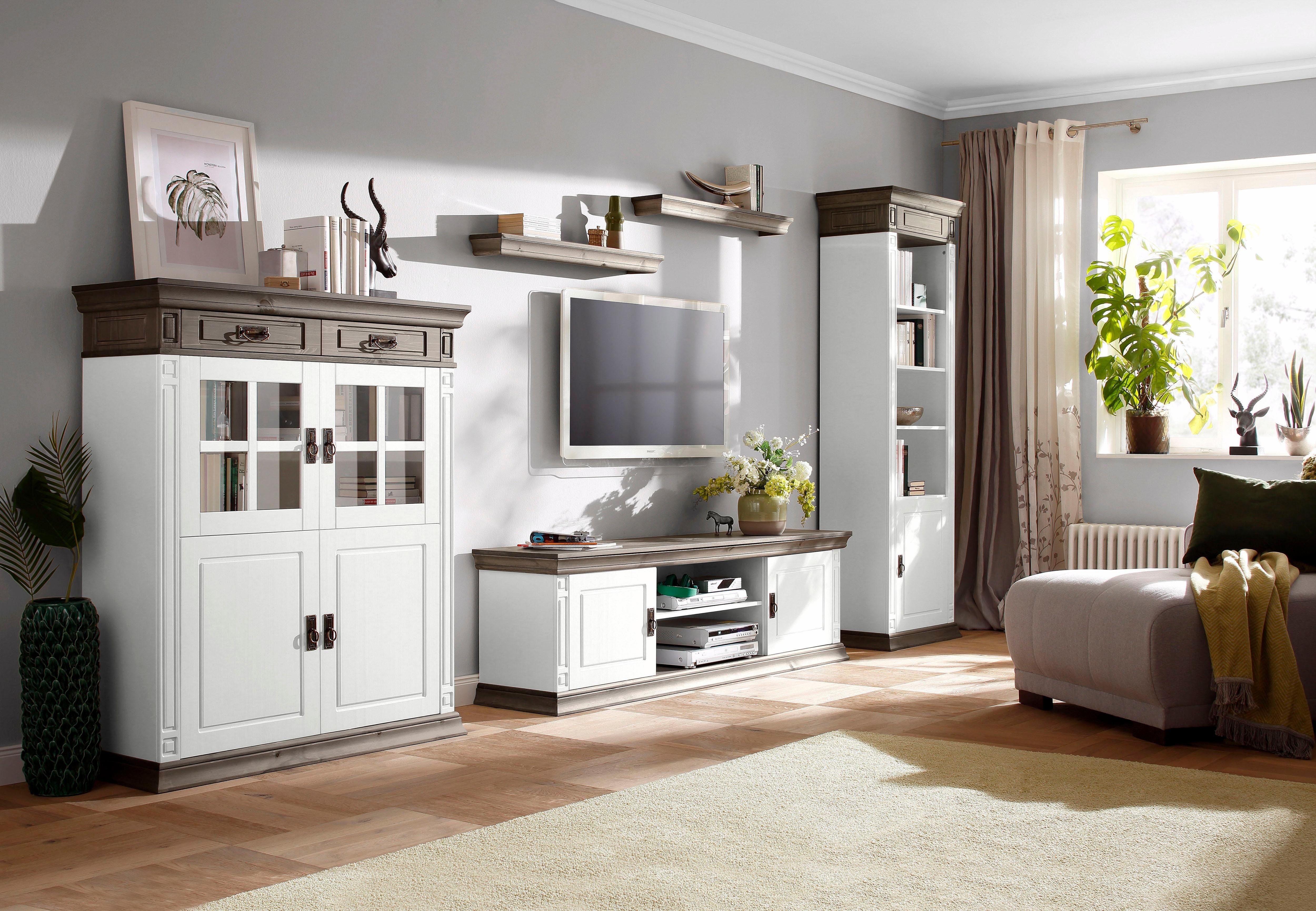 Home affaire Highboard Vinales Vitrine, breedte 112 cm