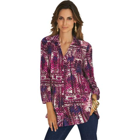 Together NU 15% KORTING: TOGETHER blouse met expressief dessin