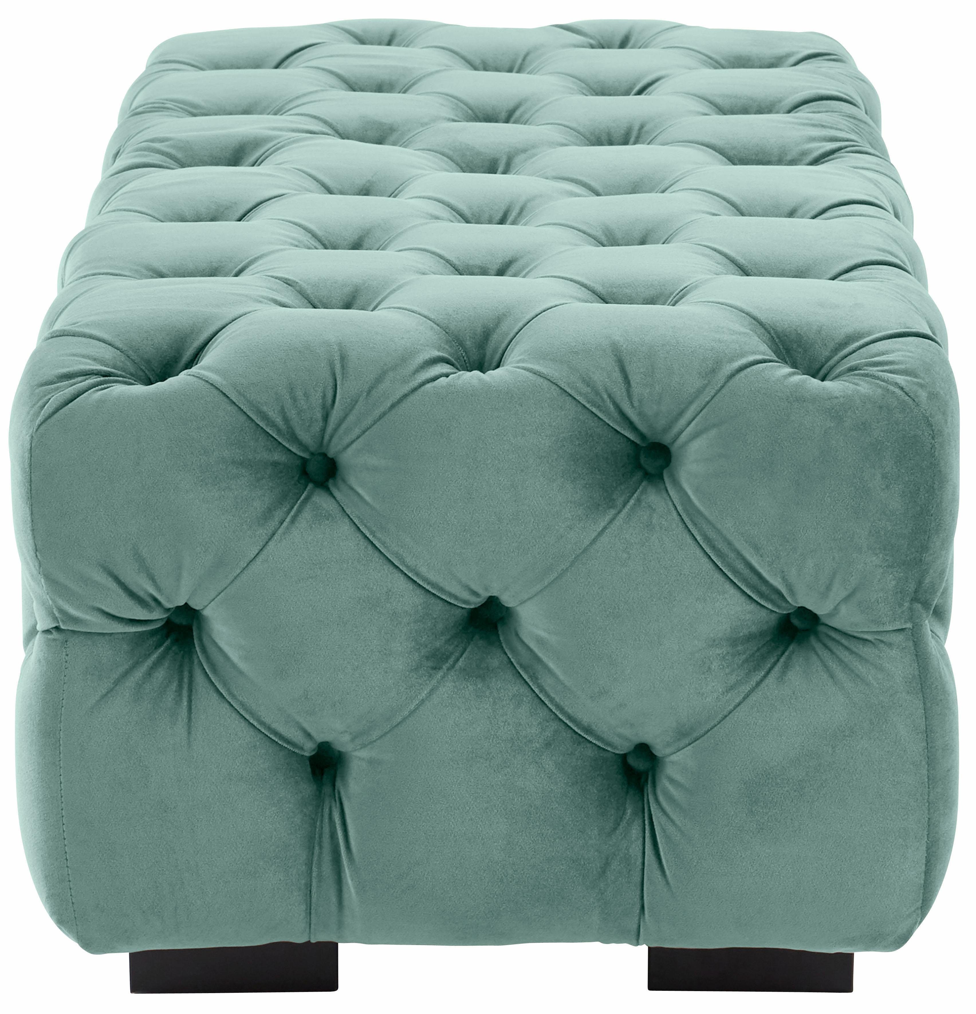 Guido Maria Kretschmer Home&Living Hocker Kalina met klassieke chesterfield-capitonnage