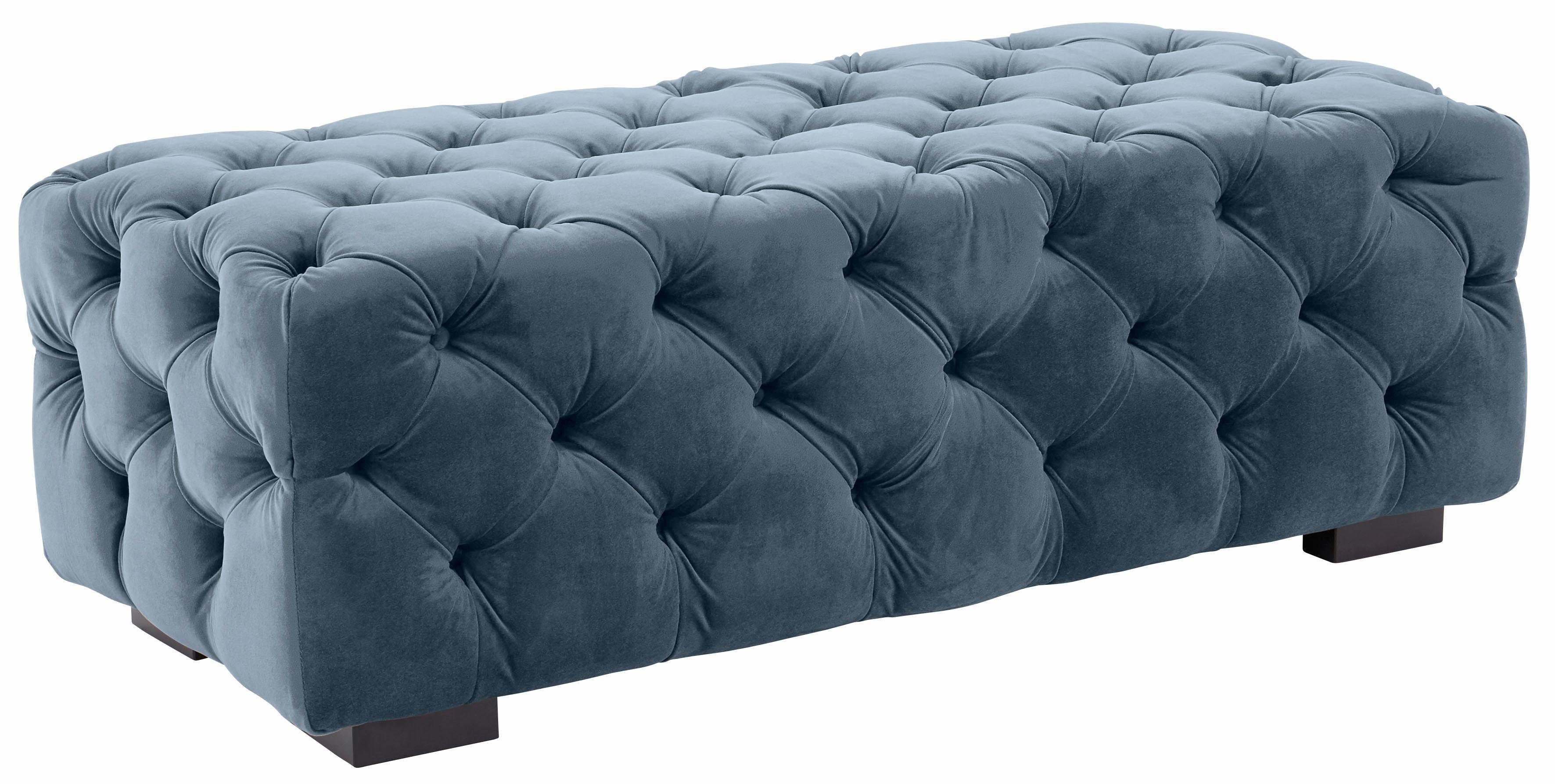 Guido Maria Kretschmer Home&Living Hocker Kalina met klassieke chesterfield-capitonnage
