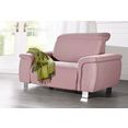 sitmore fauteuil naar keuze met elektrische wallfree-functie roze