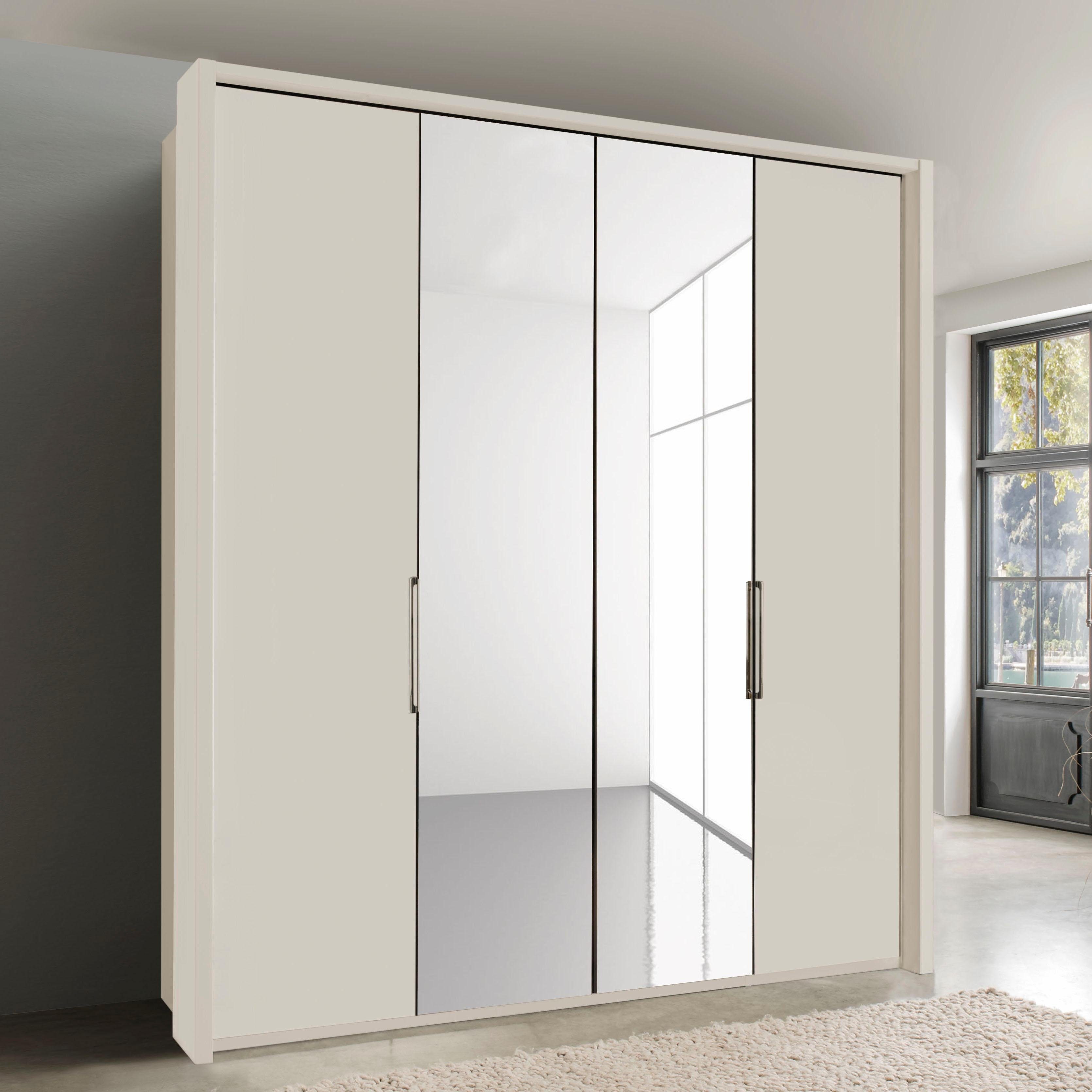 WIEMANN Kledingkast Kansas met spiegel kledingkasten maat 200 cm beige