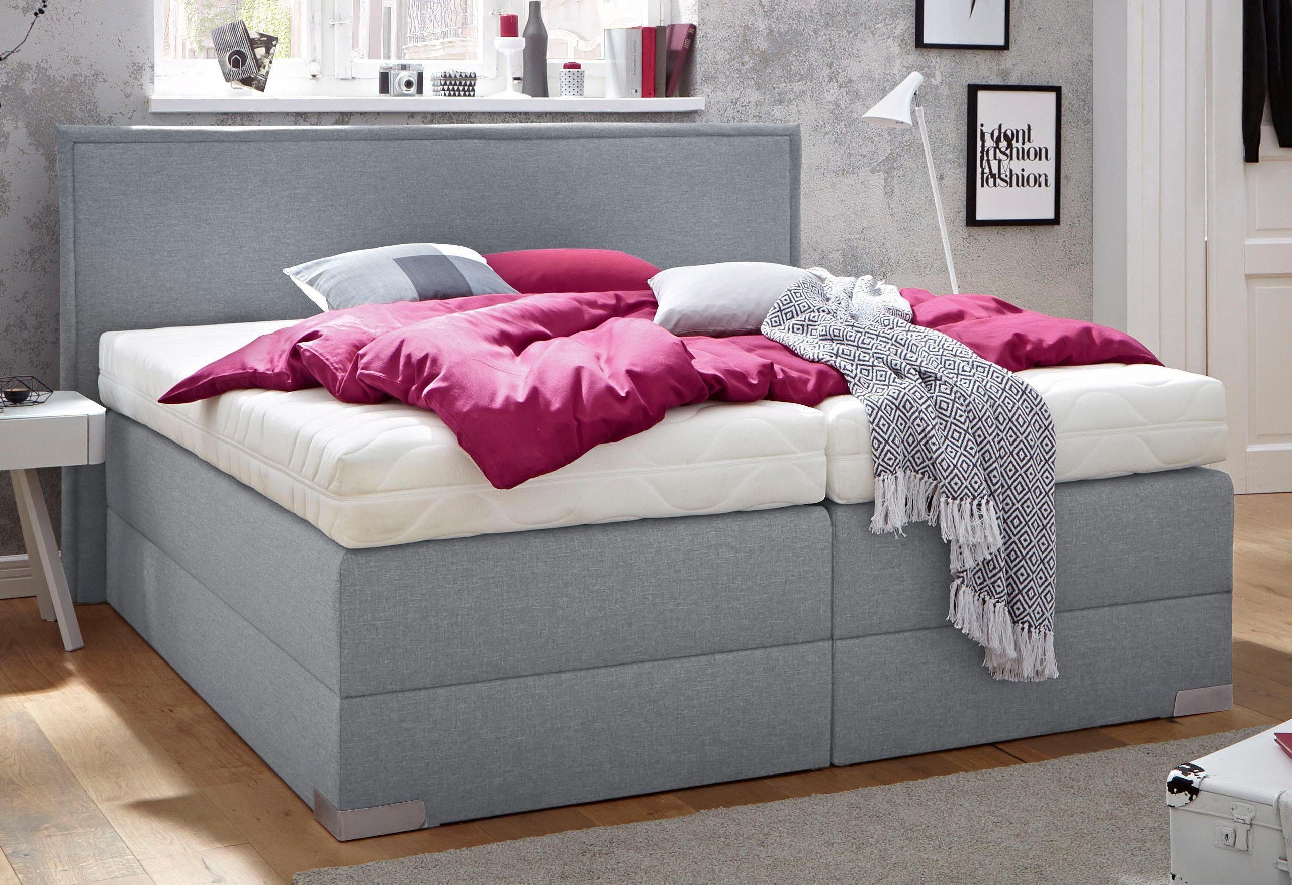 Westfalia Polsterbetten Boxspring boxsprings grijs