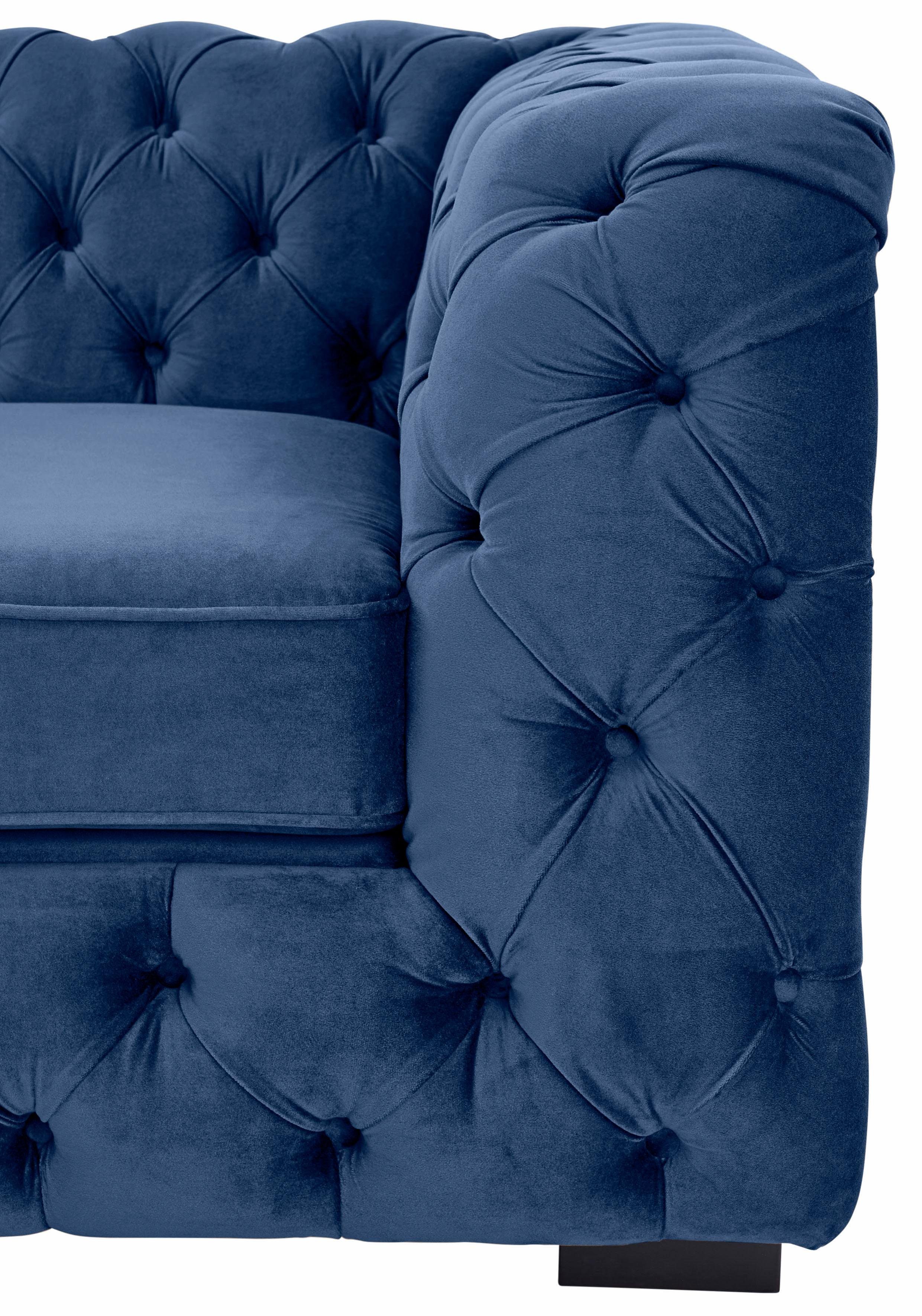 Guido Maria Kretschmer Home&Living Chesterfield-bank Kalina met klassieke chesterfield-capitonnage