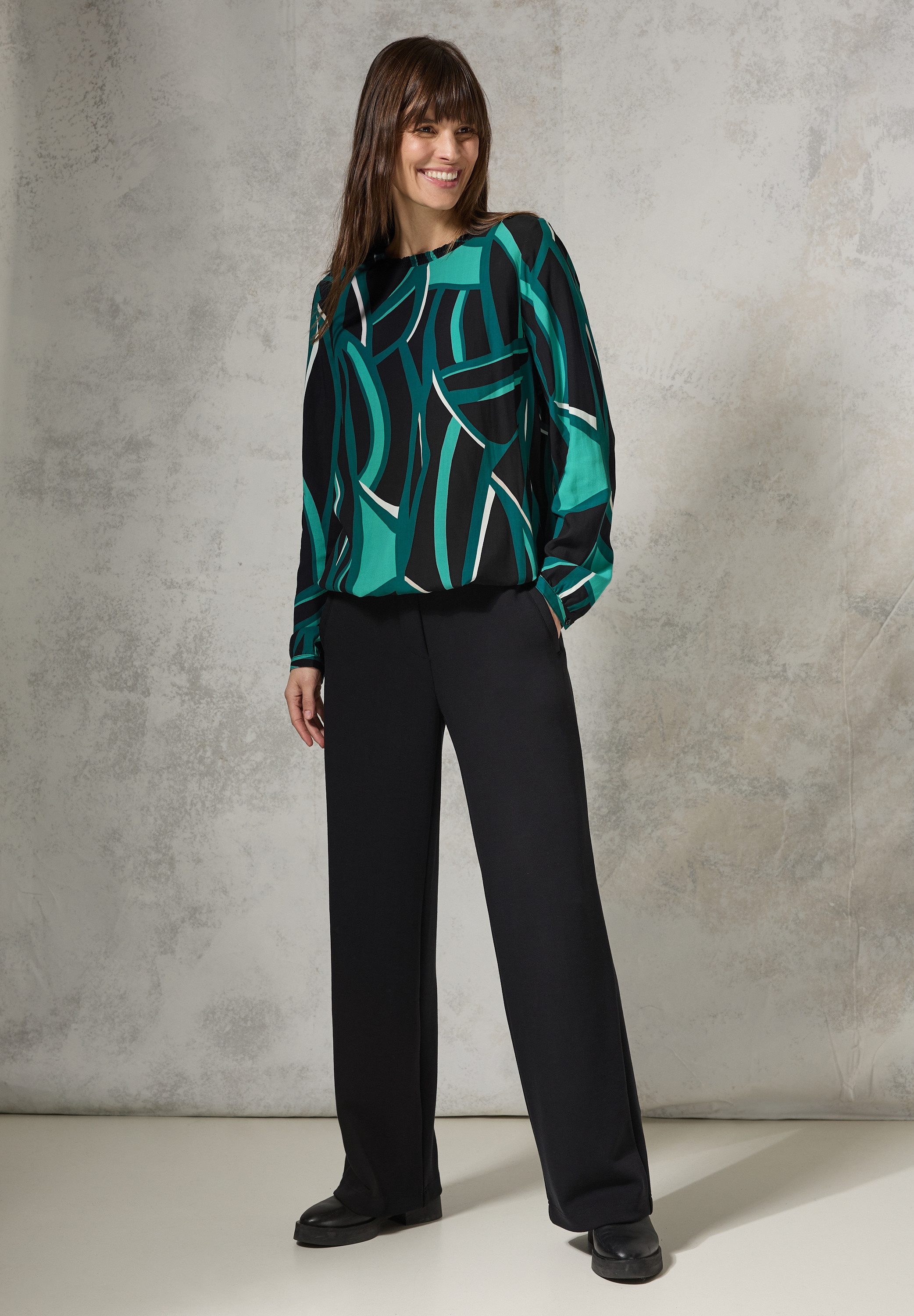 Cecil Blouse met lange mouwen met print all-over