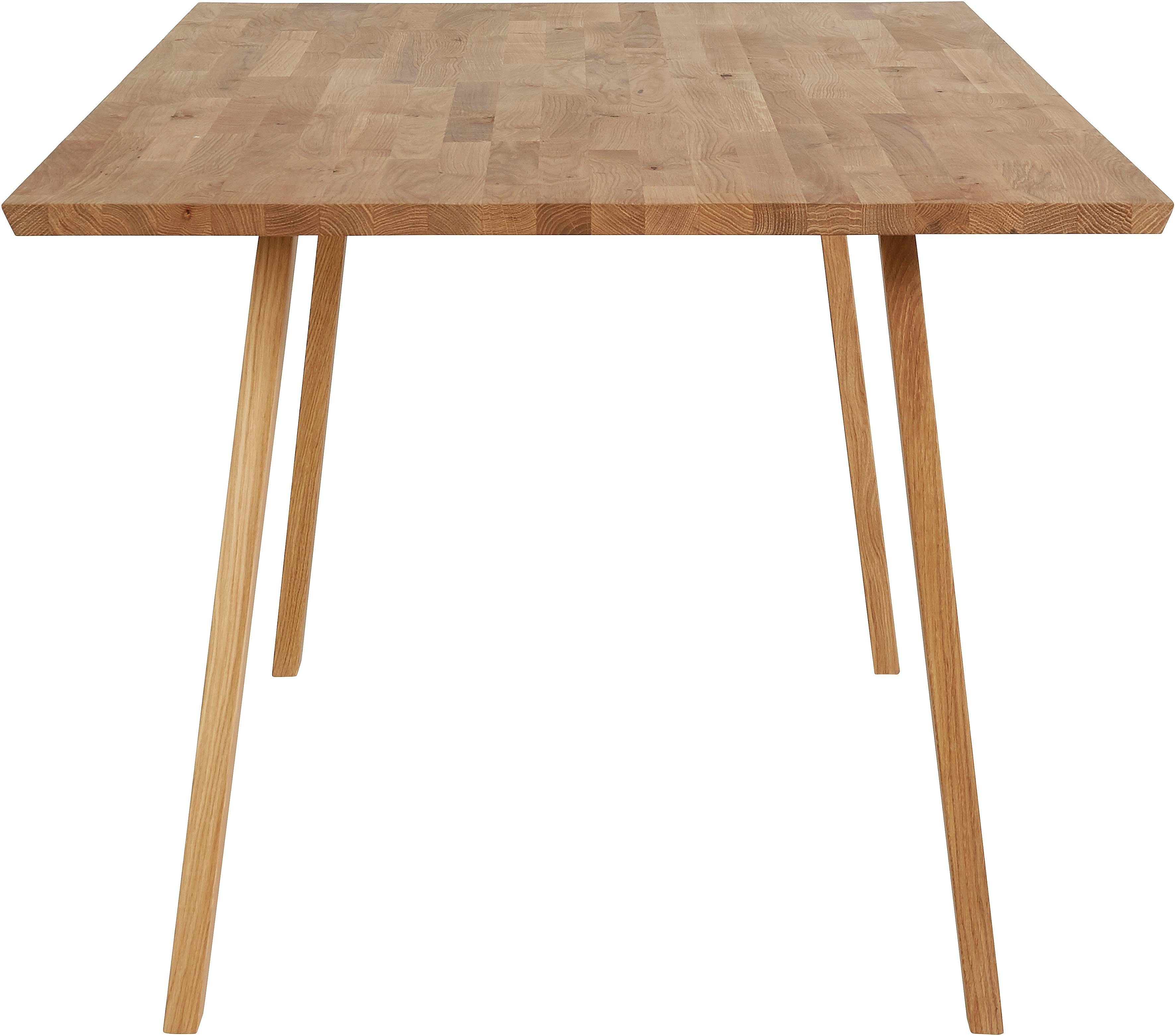 OTTO products Eettafel Alessja Breedte 130 of 150 cm, eiken massief hout met vegan bio-olie behandeld