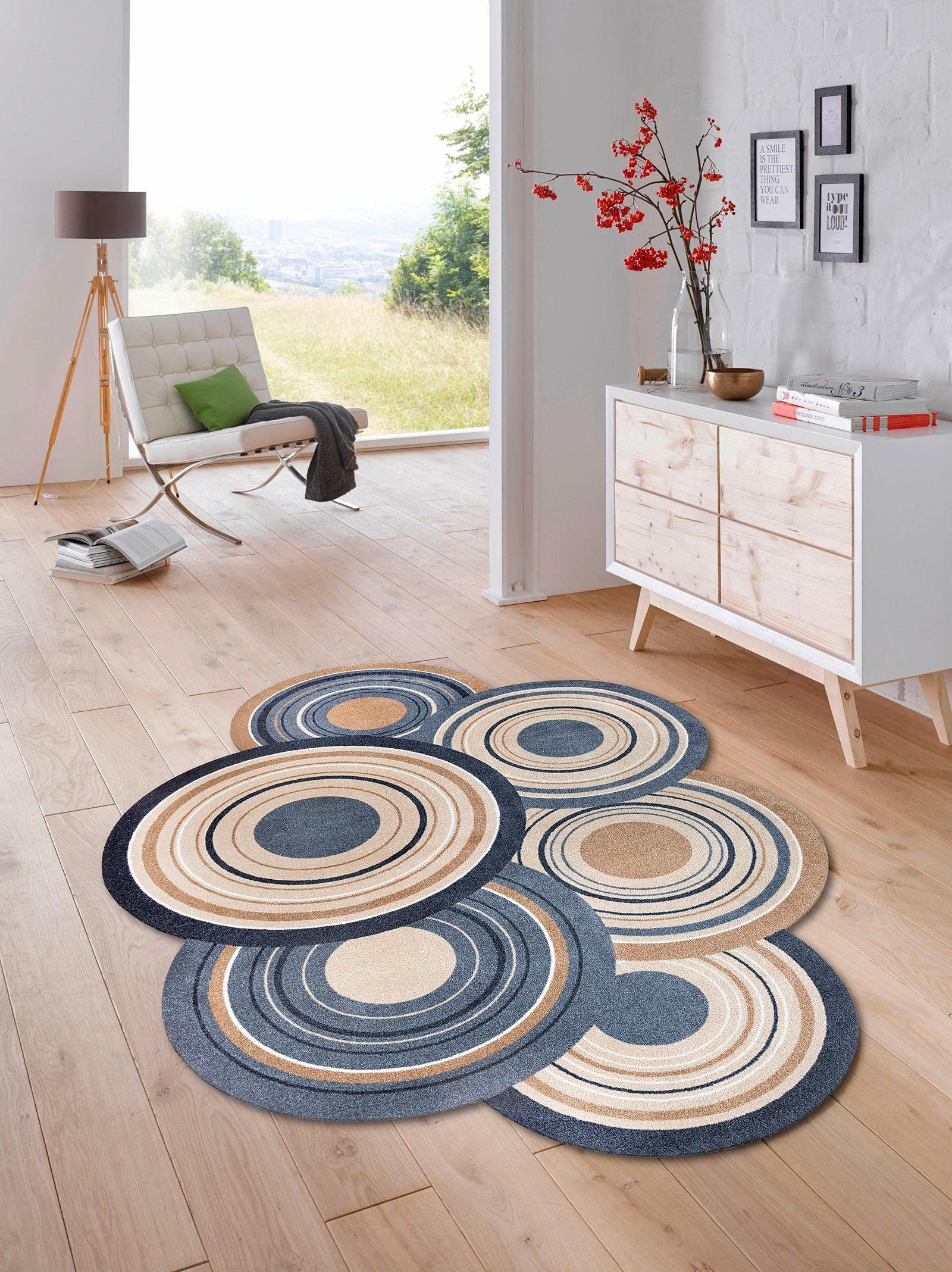 wash+dry by Kleen-Tex Vloerkleed Cosmic Colours antislip, wasbaar, woonkamer