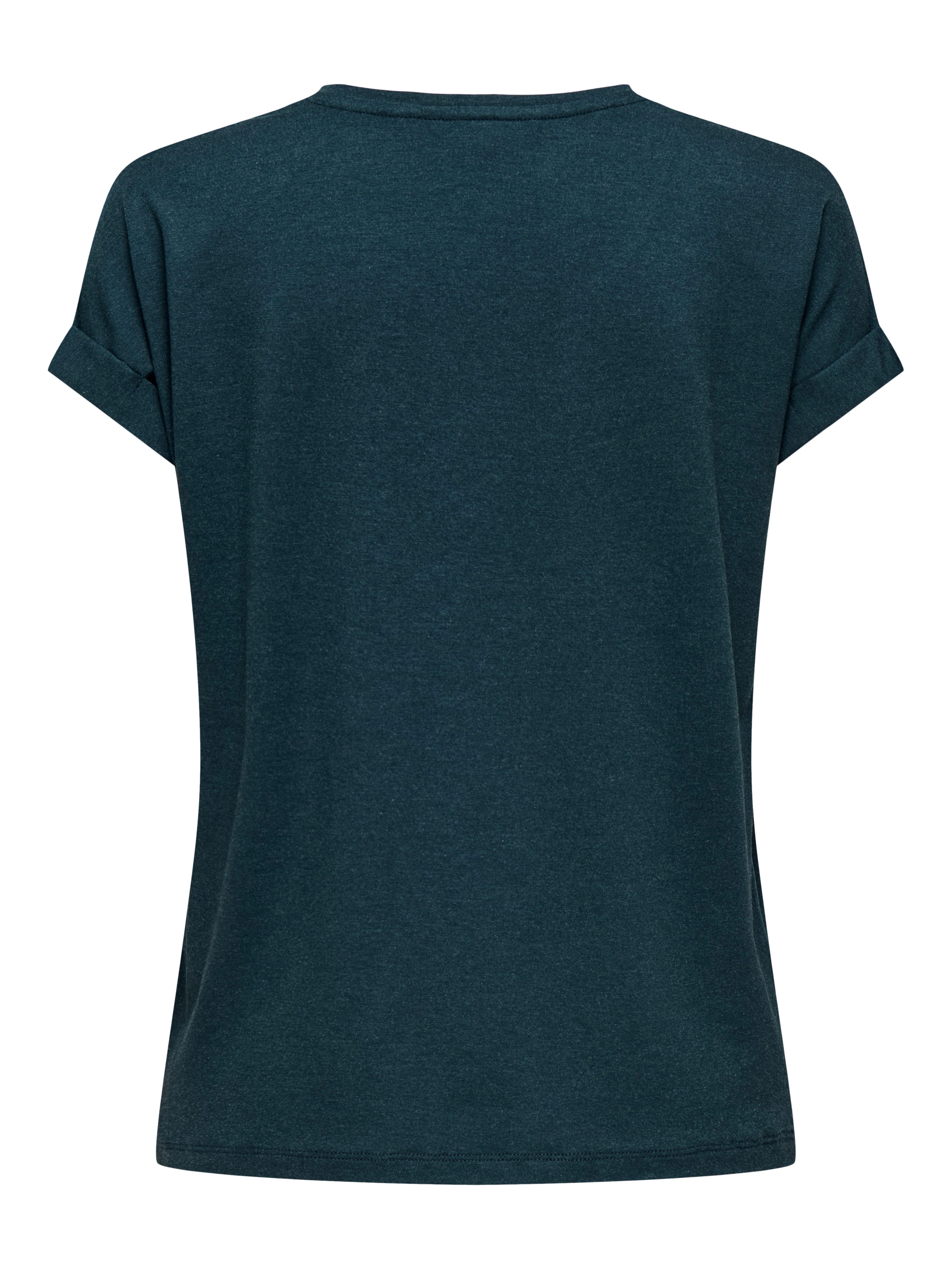 Only T-shirt ONLMOSTER – Shirt met korte mouwen en omslag en klassieke look