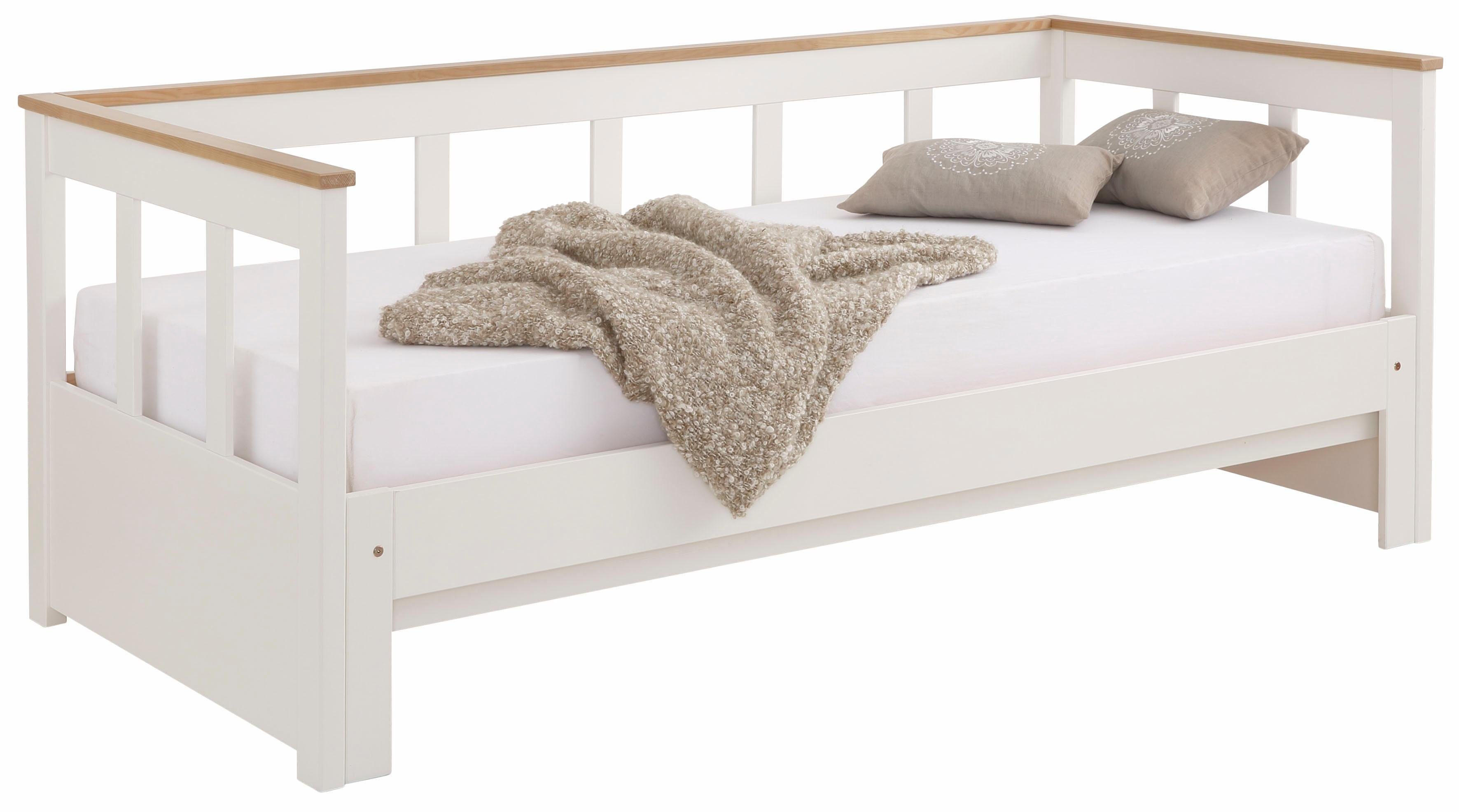 Home affaire Slaapbank "AIRA" kinderbed, logeerbed, scandi-design, lade optioneel met uittrekbare slaapruimte, ideaal voor de jeugd- of logeerkamer