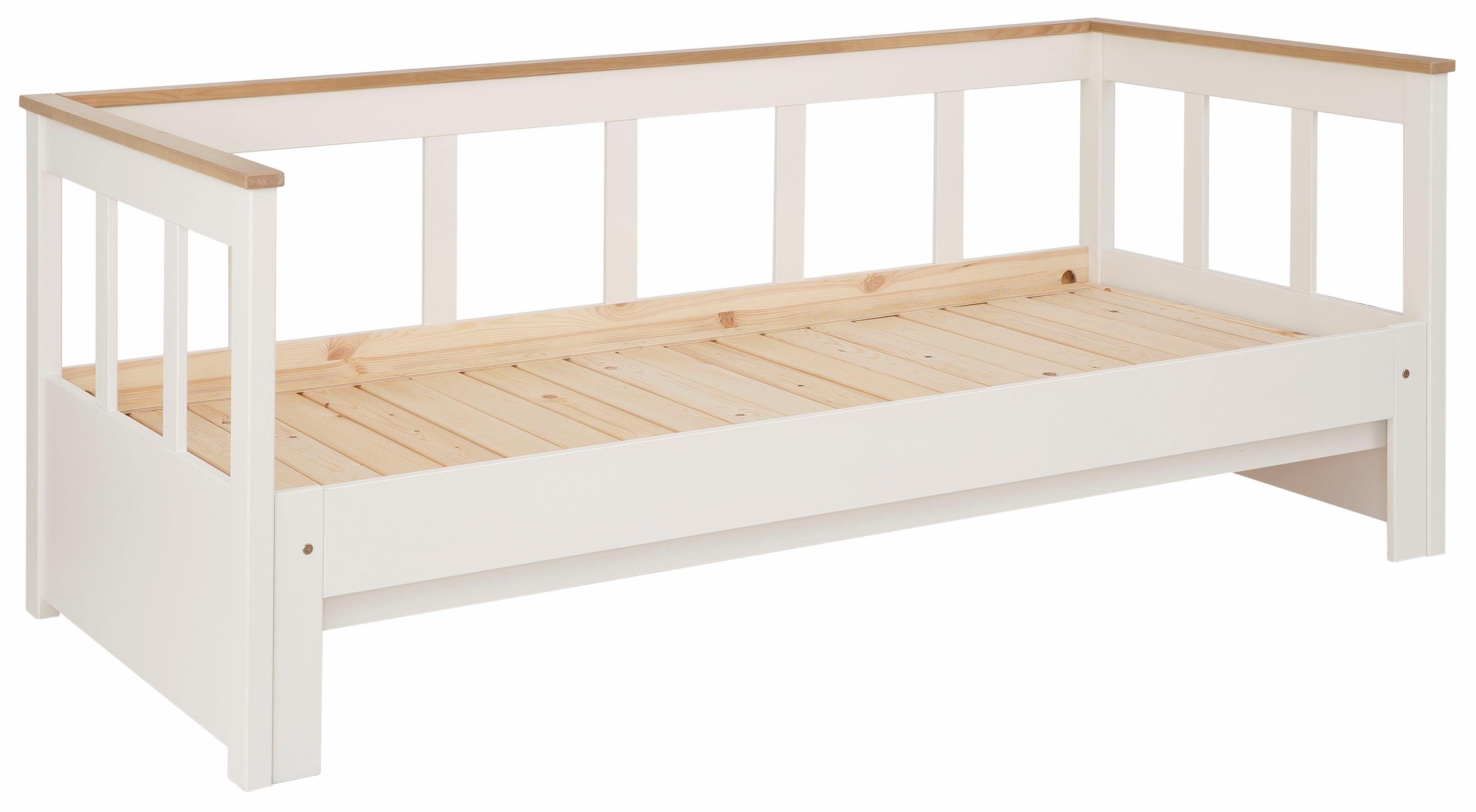 Home affaire Slaapbank "AIRA" kinderbed, logeerbed, scandi-design, lade optioneel met uittrekbare slaapruimte, ideaal voor de jeugd- of logeerkamer
