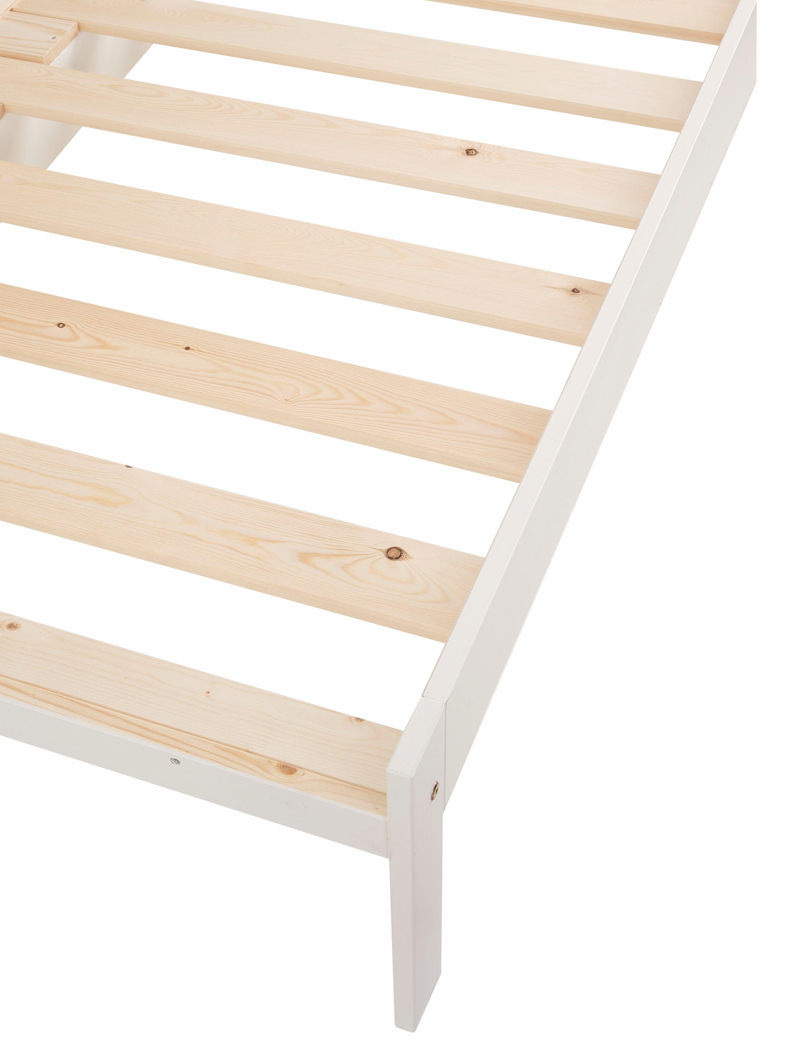 Home affaire Slaapbank "AIRA" kinderbed, logeerbed, scandi-design, lade optioneel met uittrekbare slaapruimte, ideaal voor de jeugd- of logeerkamer