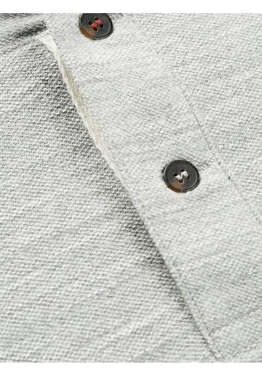 Jack & Jones Grandad gemêleerd T-shirt met lange mouwen Jack & Jones Grandad gemêleerd T-shirt met lange mouwen