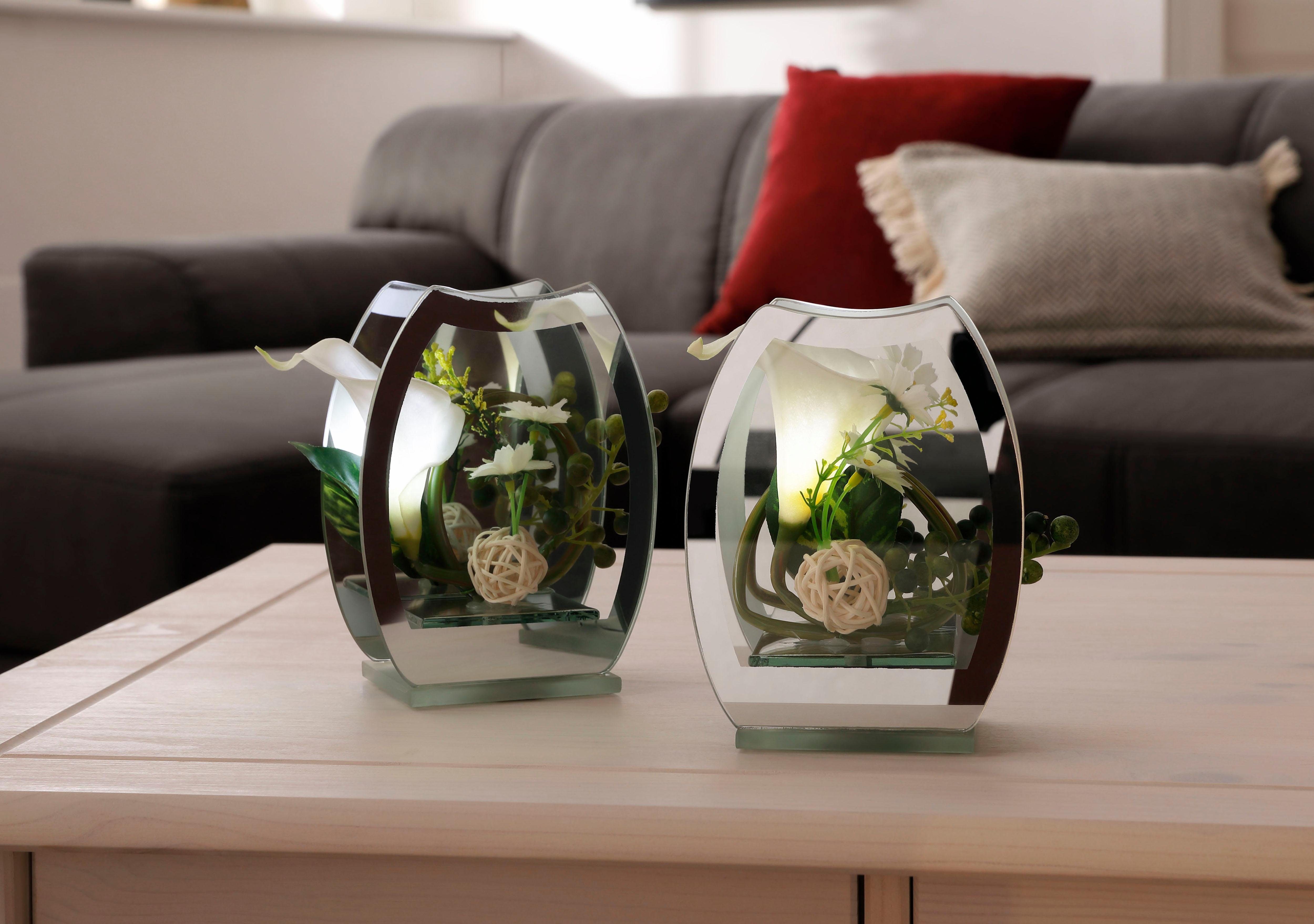 Home affaire Kunstplant Led-calla (set, 2 stuks)