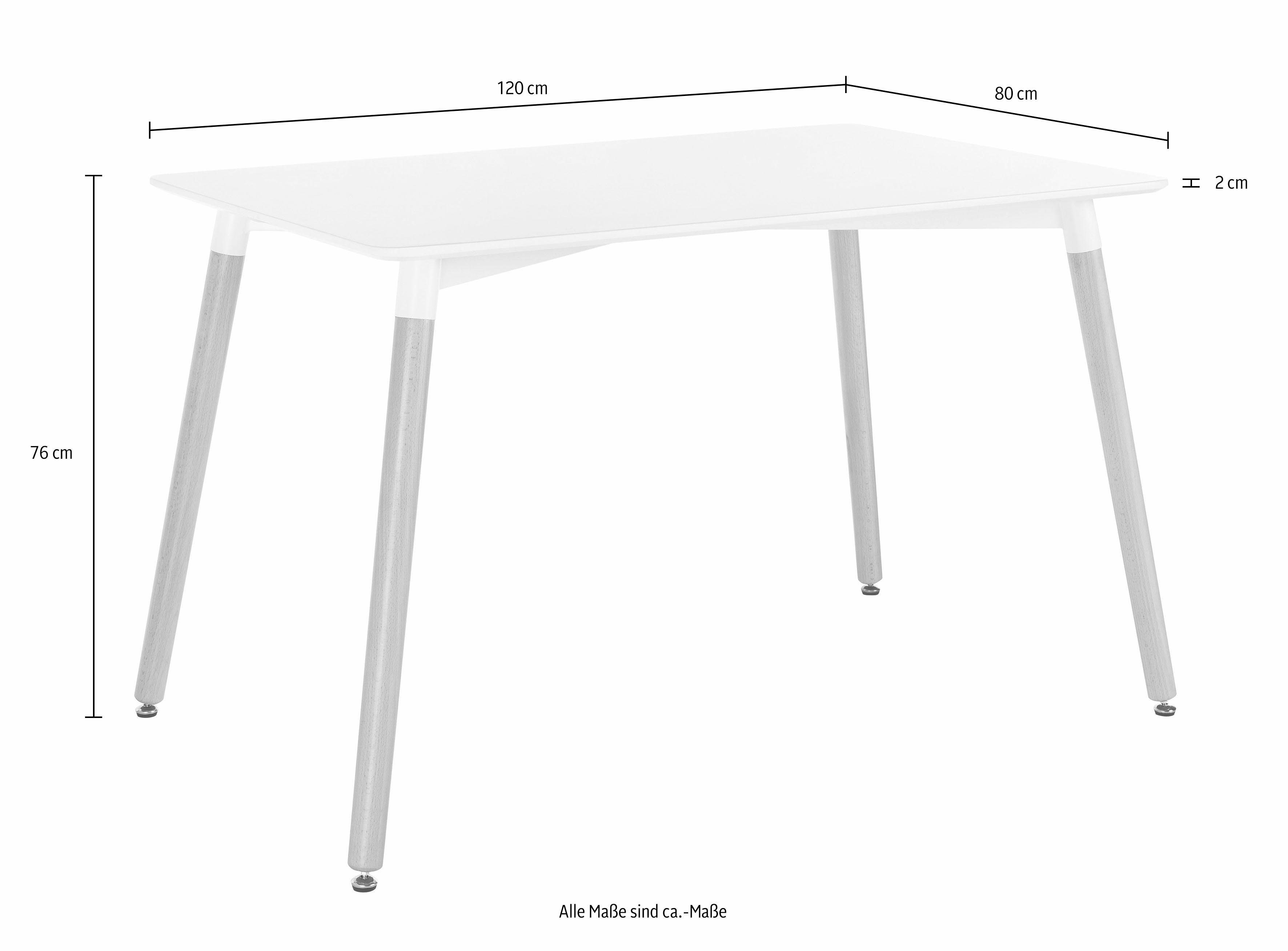 Paroli Eettafel Breedte 120 cm