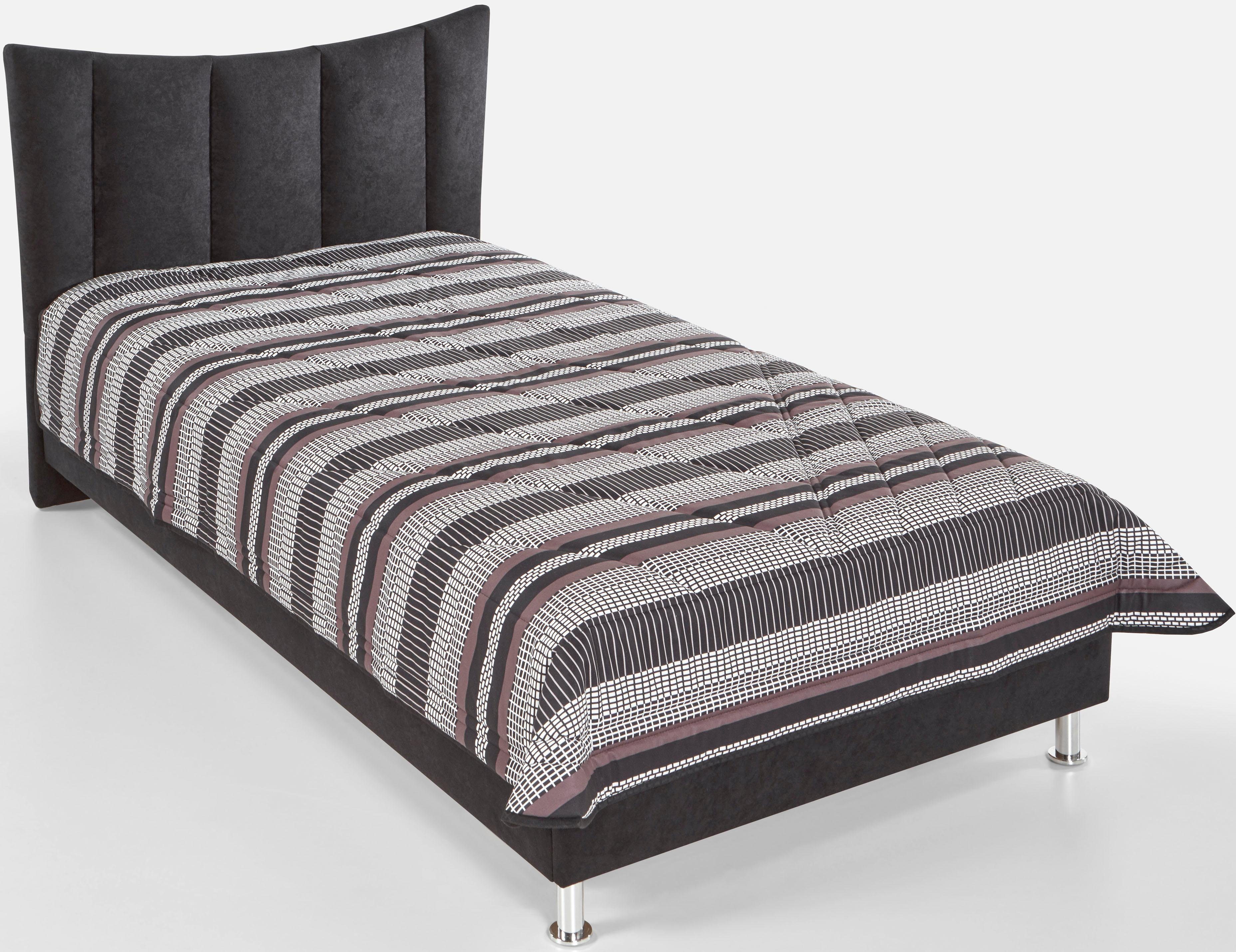 Westfalia Polsterbetten Sprei spreien maat 195x225 cm zwart
