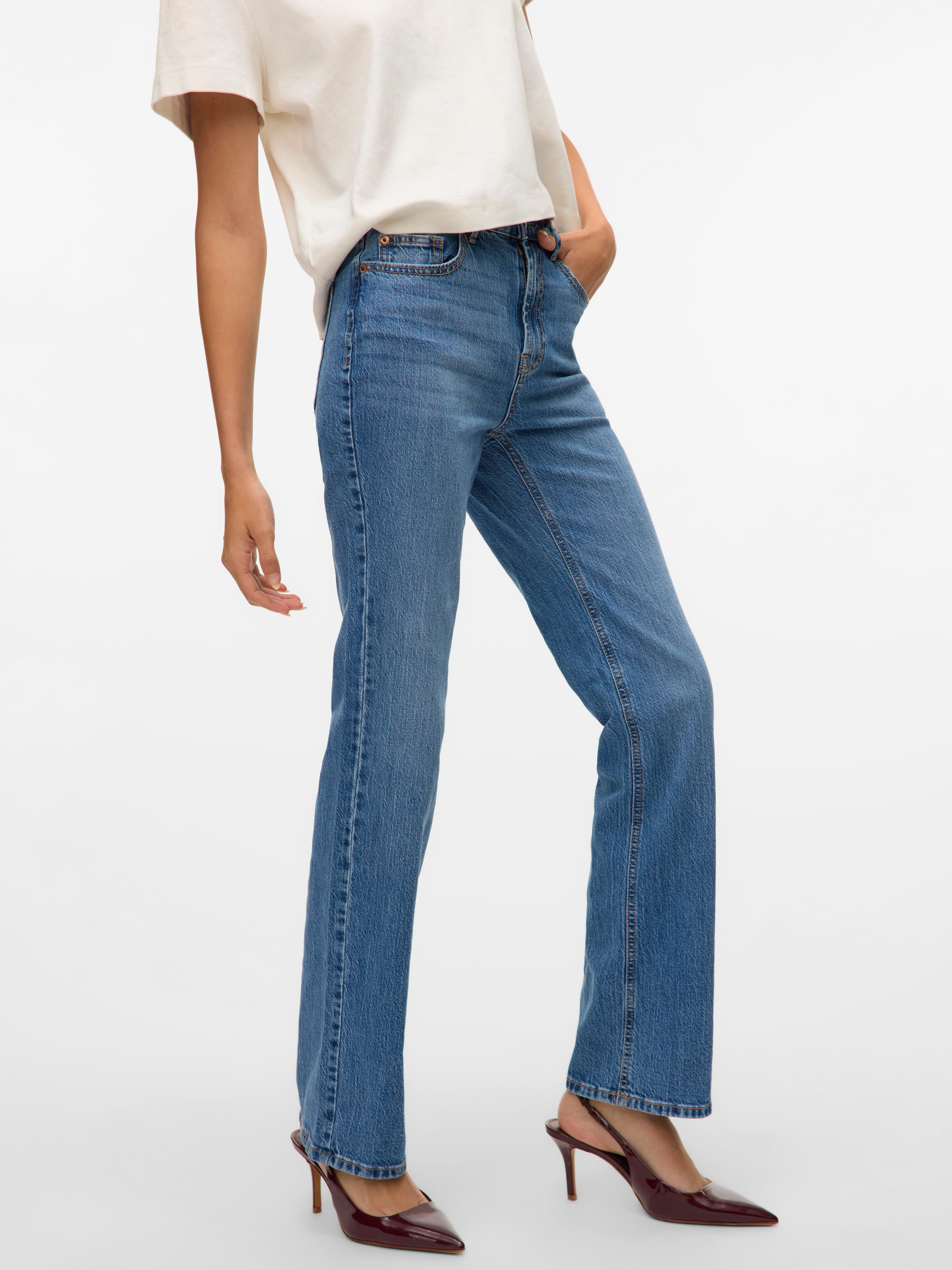 Vero Moda Straight jeans VMTESSA HR STRAIGHT JEANS LI3114 GA NOOS