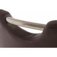 mca furniture vrijdragende stoel artos stoel tot 140 kg belastbaar (set, 2 stuks) bruin