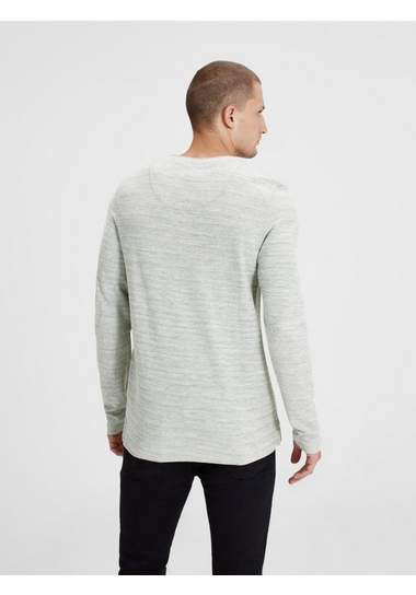 Jack & Jones Grandad gemêleerd T-shirt met lange mouwen Jack & Jones Grandad gemêleerd T-shirt met lange mouwen