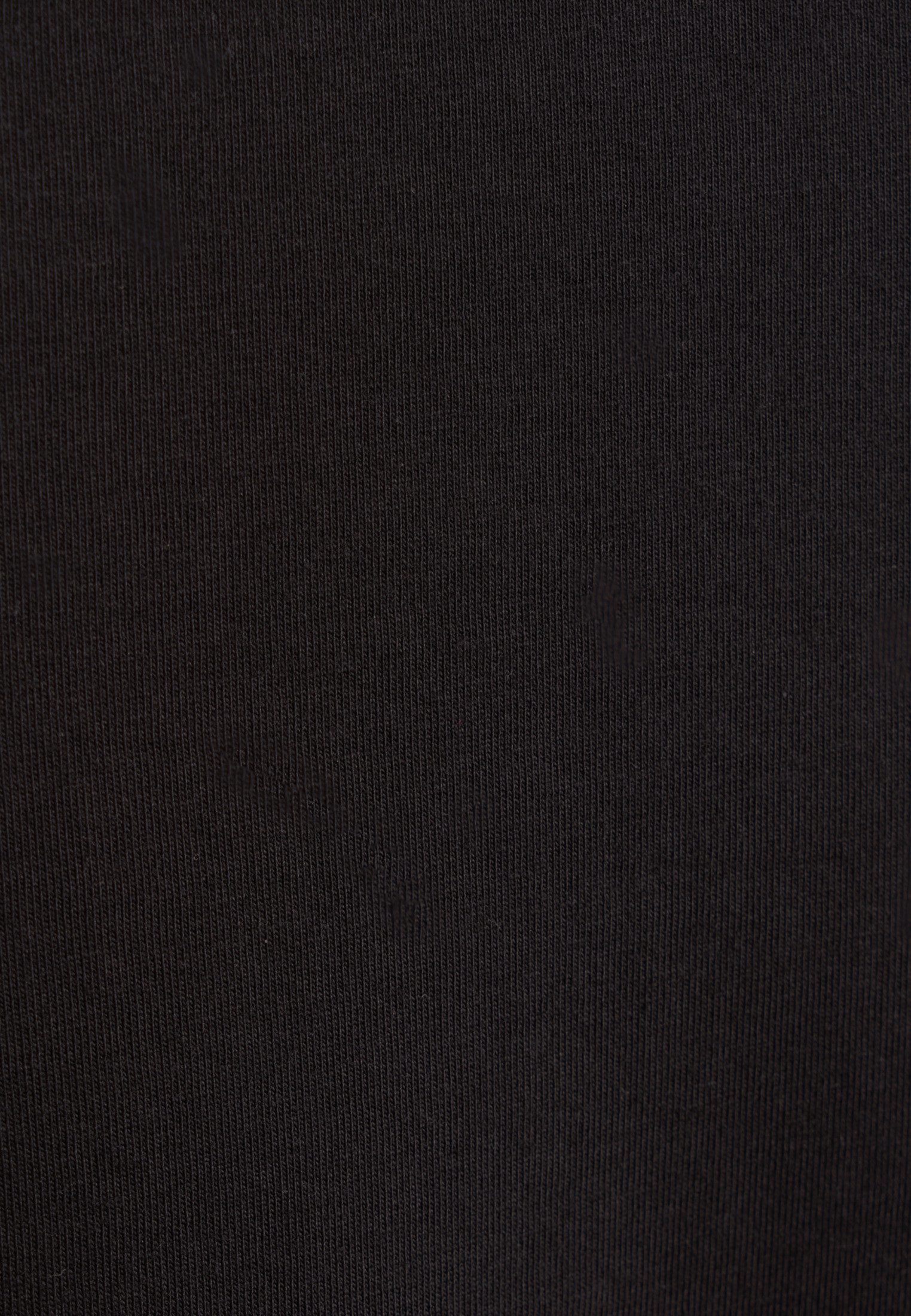 seidensticker T-shirt Zwarte roos Korte mouwen V-hals uni