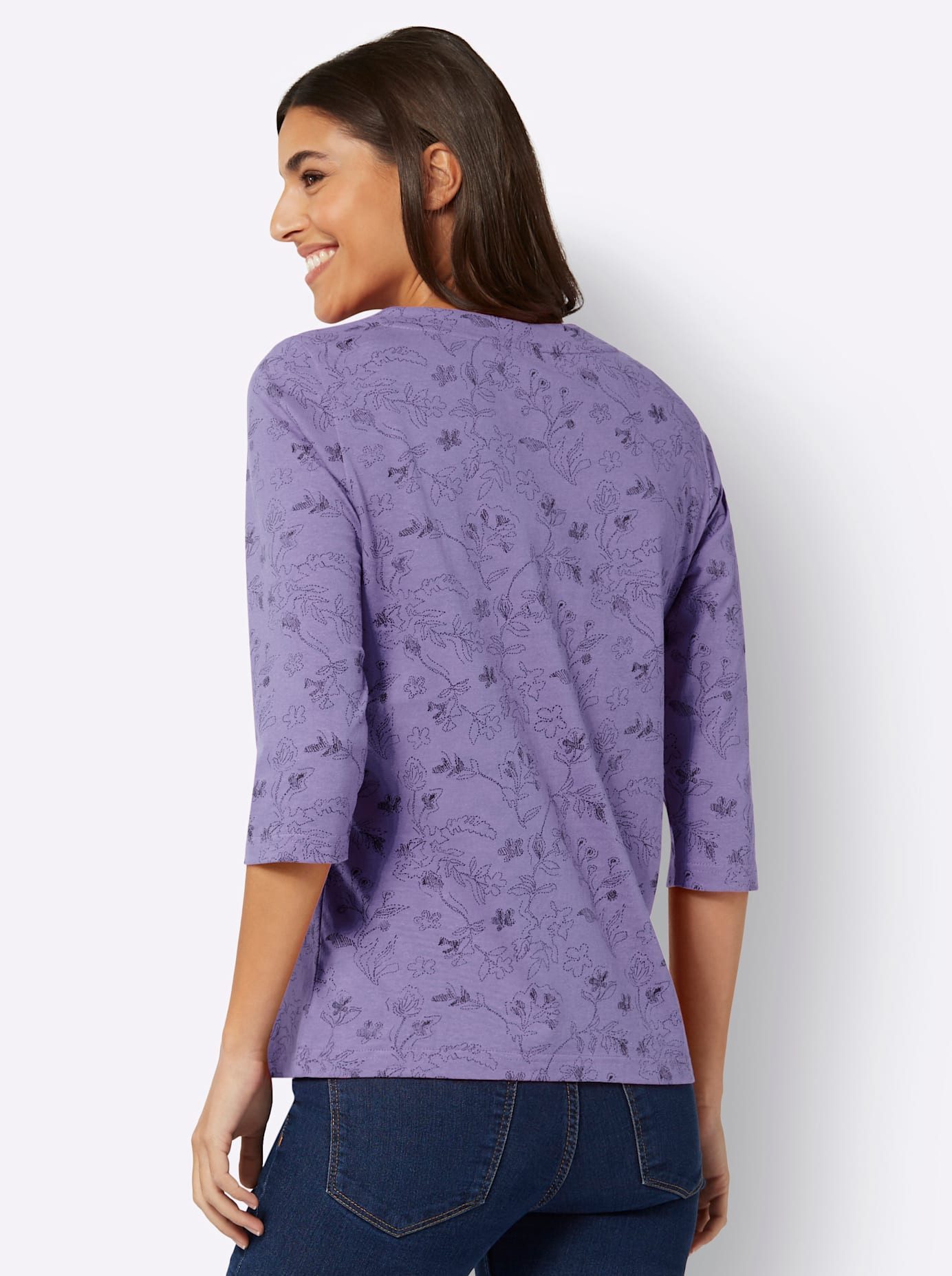 Classic Basics Shirt met 3/4 mouwen Shirt met 3/4-mouwen (1-delig)