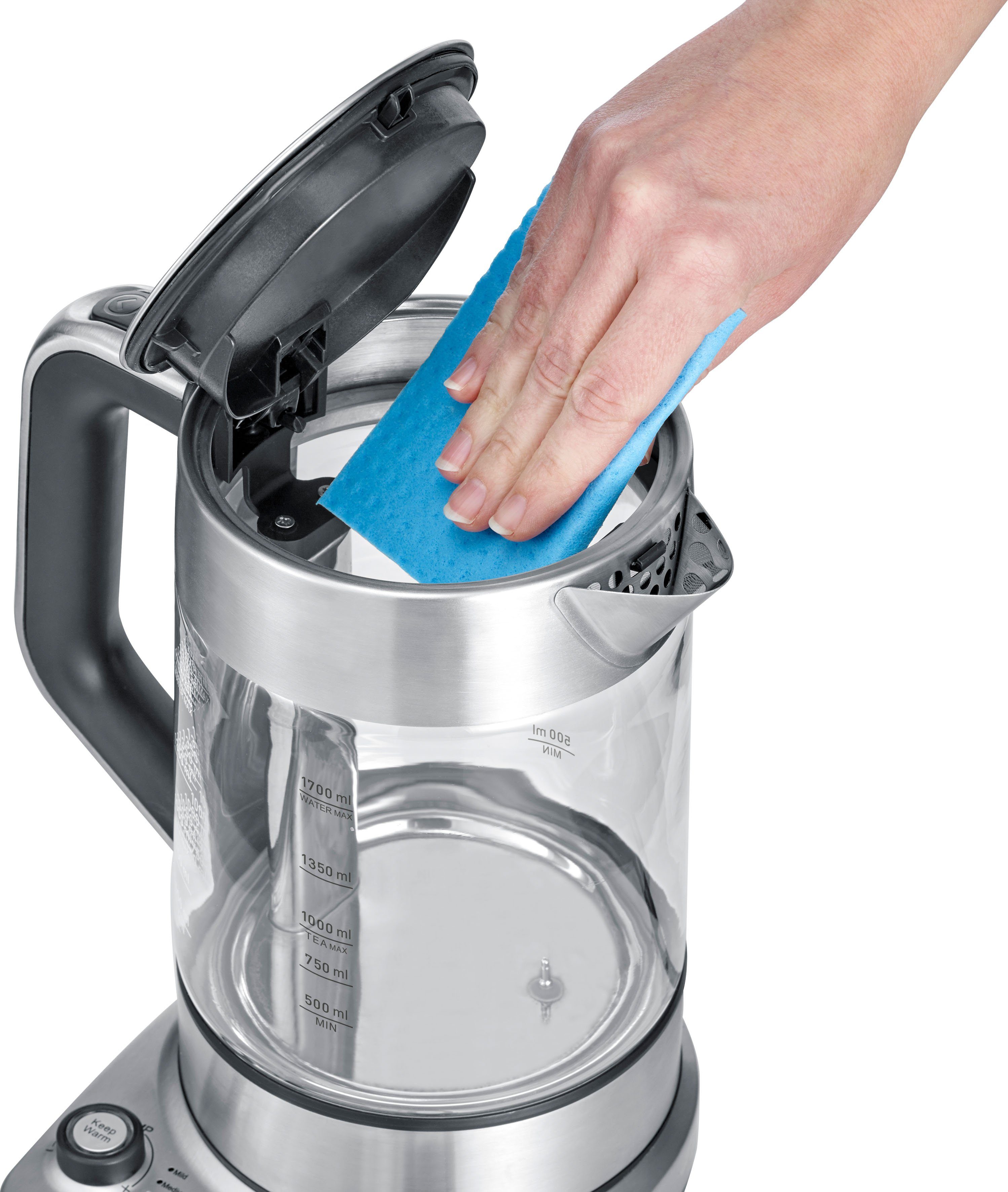 Severin Water en thee koker WK 3422, 1,7 l, Temperatuurstanden van 40 °C – 100°C in 5°C-stappen naar keuze