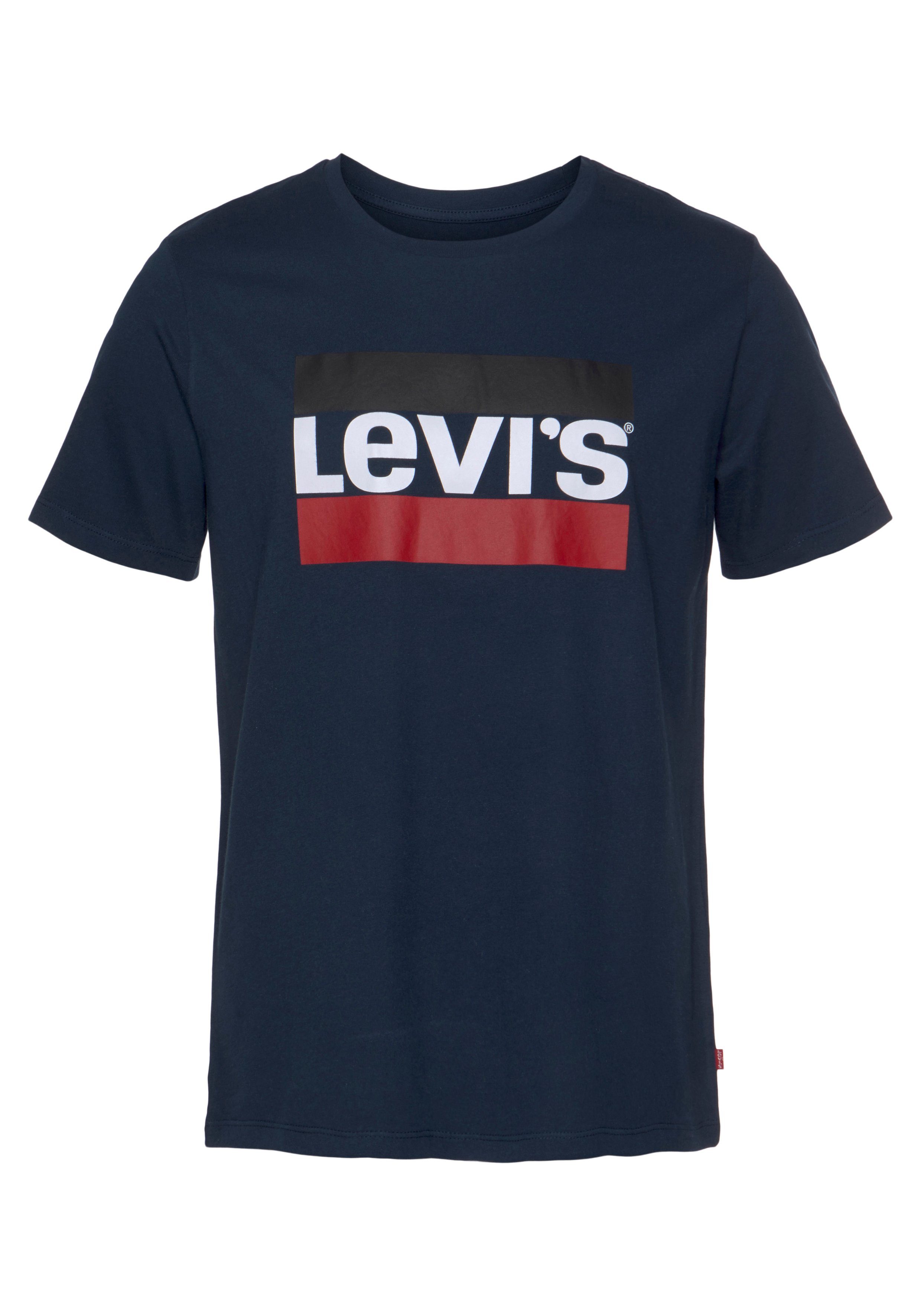 Levi's® T-shirt met grote logoprint