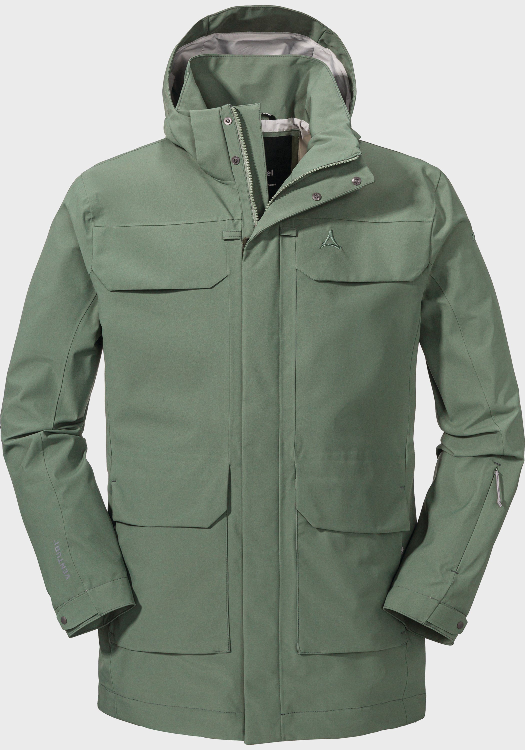 Schöffel Outdoorjack Jacket Geneva M heren jassen maat 56 groen