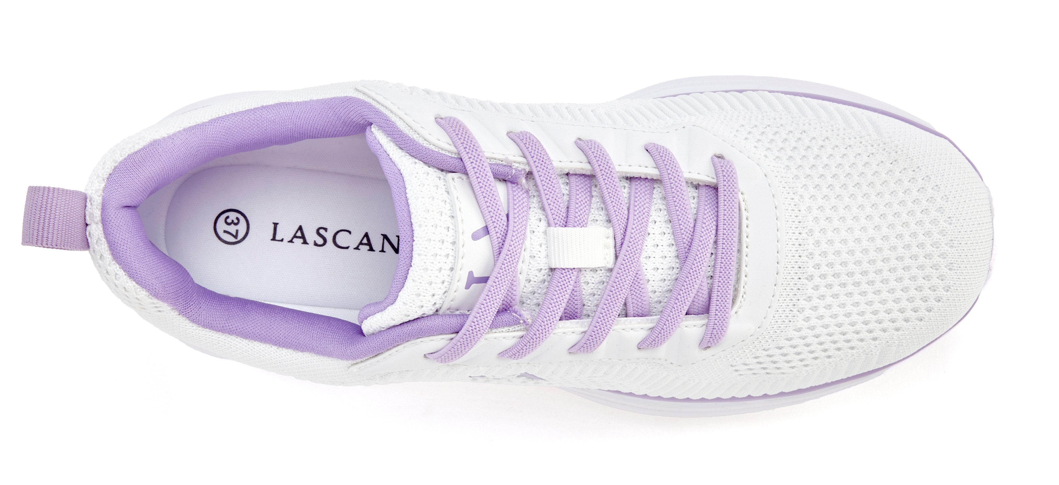 Lascana Sneakers Vrijetijdsschoen, lage schoen in sportieve look VEGAN