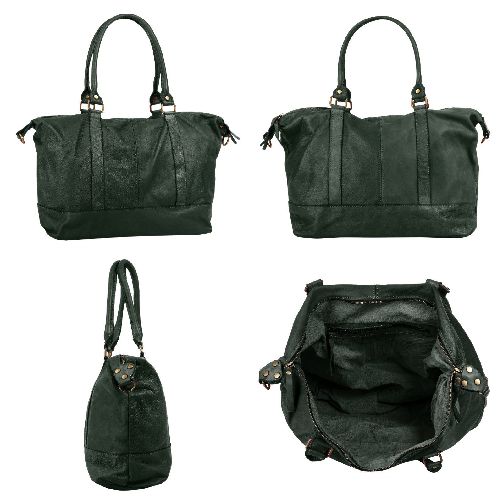 Samantha Look Reistas echt leer, made in italy