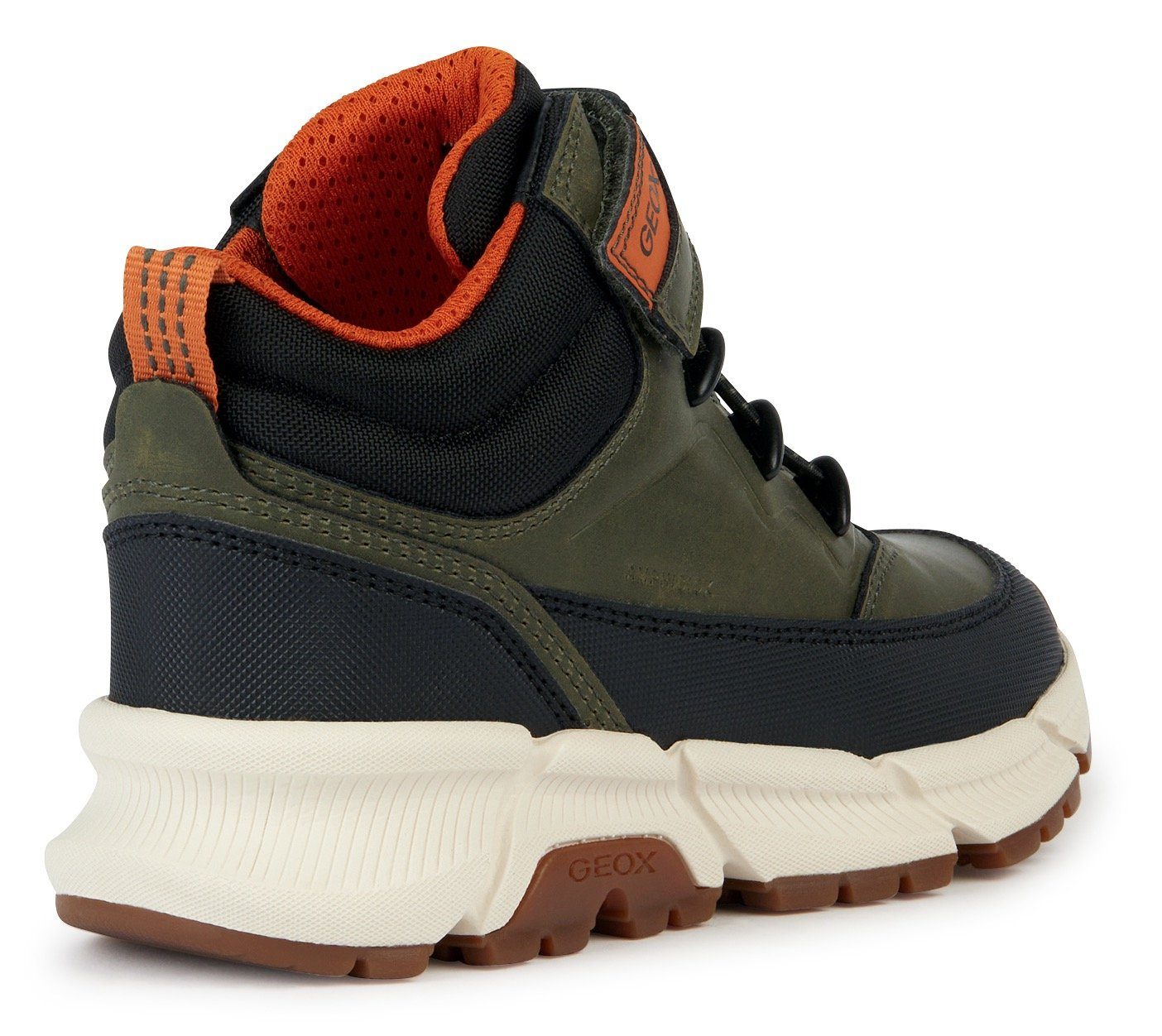 Geox Winterlaarzen J FLEXYPER PLUS BOY ABX high top sneaker, veterschoenen met waterafstotende tex-uitrusting