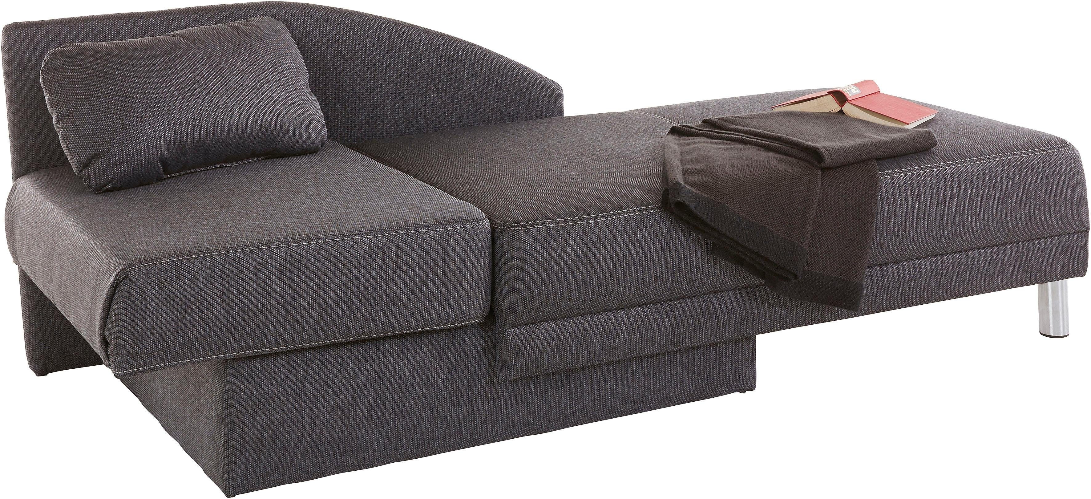 Jockenhöfer Gruppe Récamier ROY Chaise longue met slaapfunctie en bedkist, met binnenvering