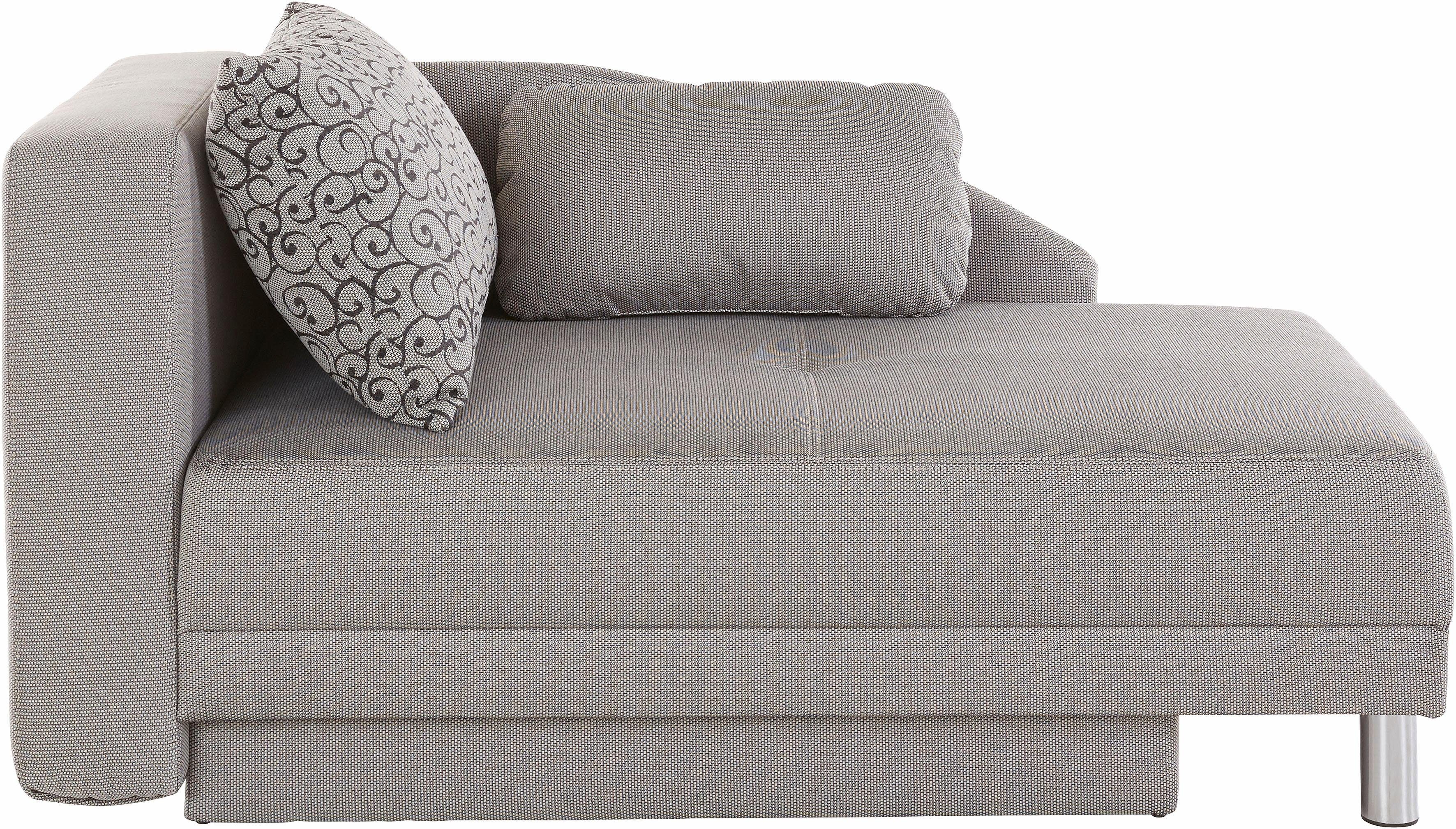 Jockenhöfer Gruppe Récamier ROY Chaise longue met slaapfunctie en bedkist, met binnenvering
