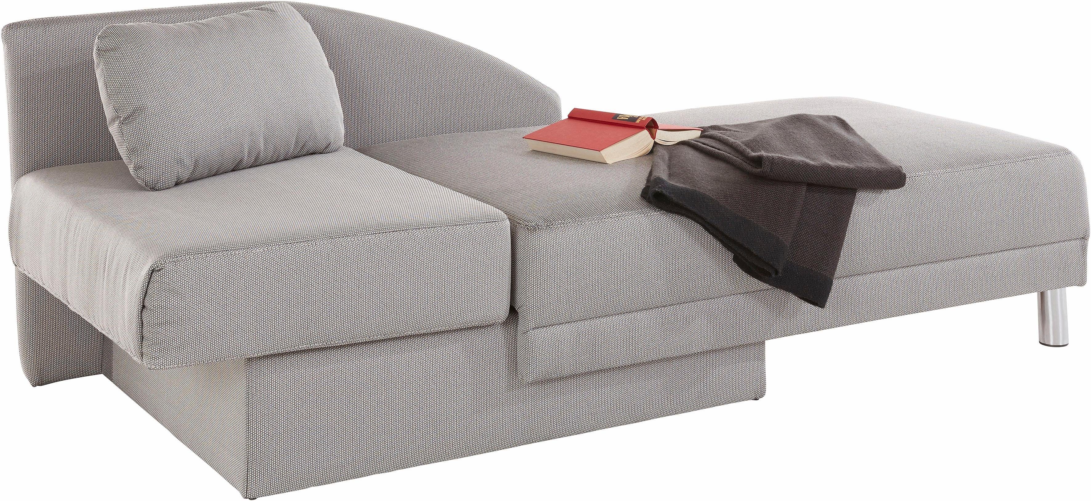 Jockenhöfer Gruppe Récamier ROY Chaise longue met slaapfunctie en bedkist, met binnenvering