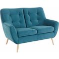 exxpo - sofa fashion 2-zitsbank blauw