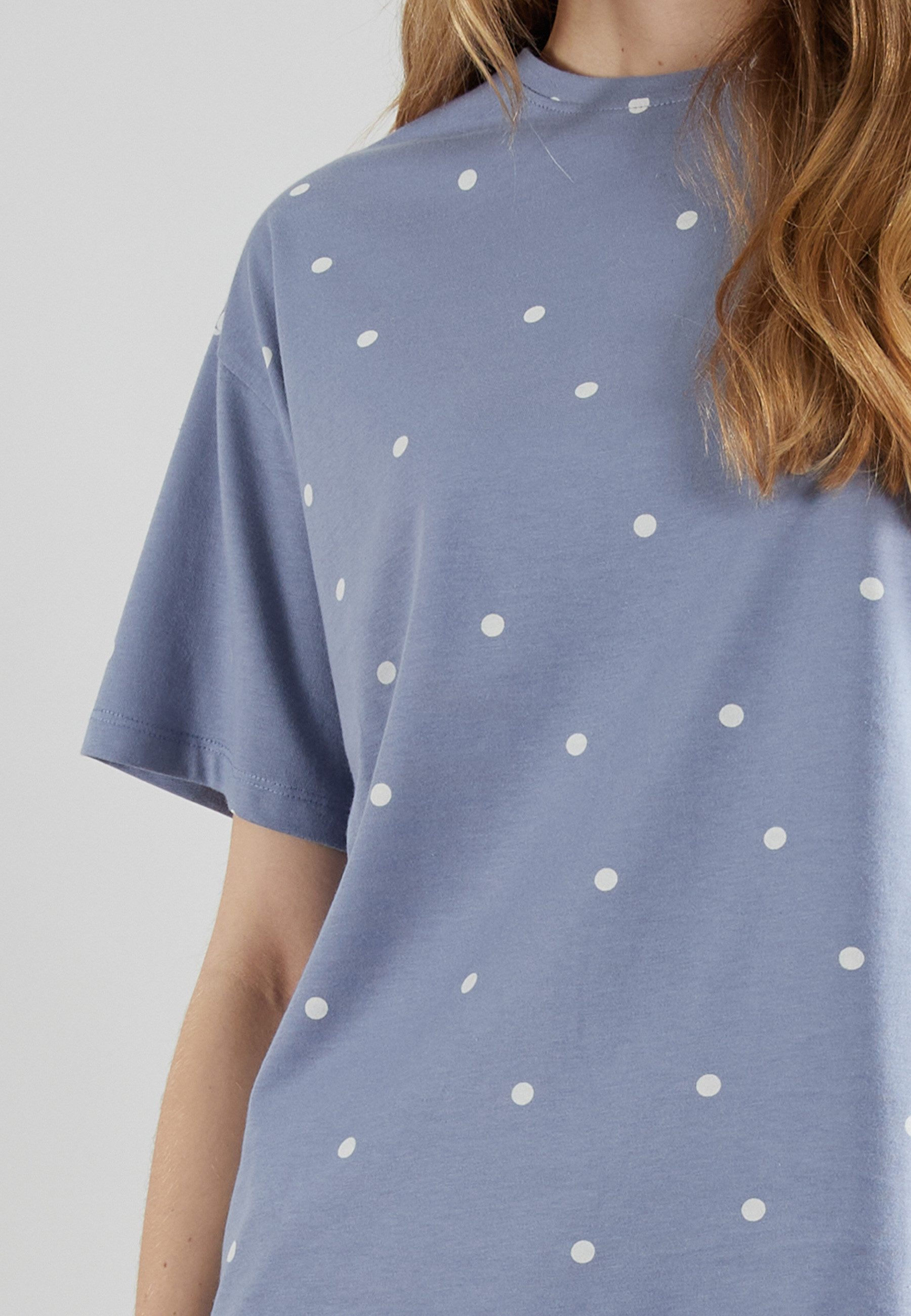 Tom Tailor Shortama Charlotte All-over gestippeld (2-delig)