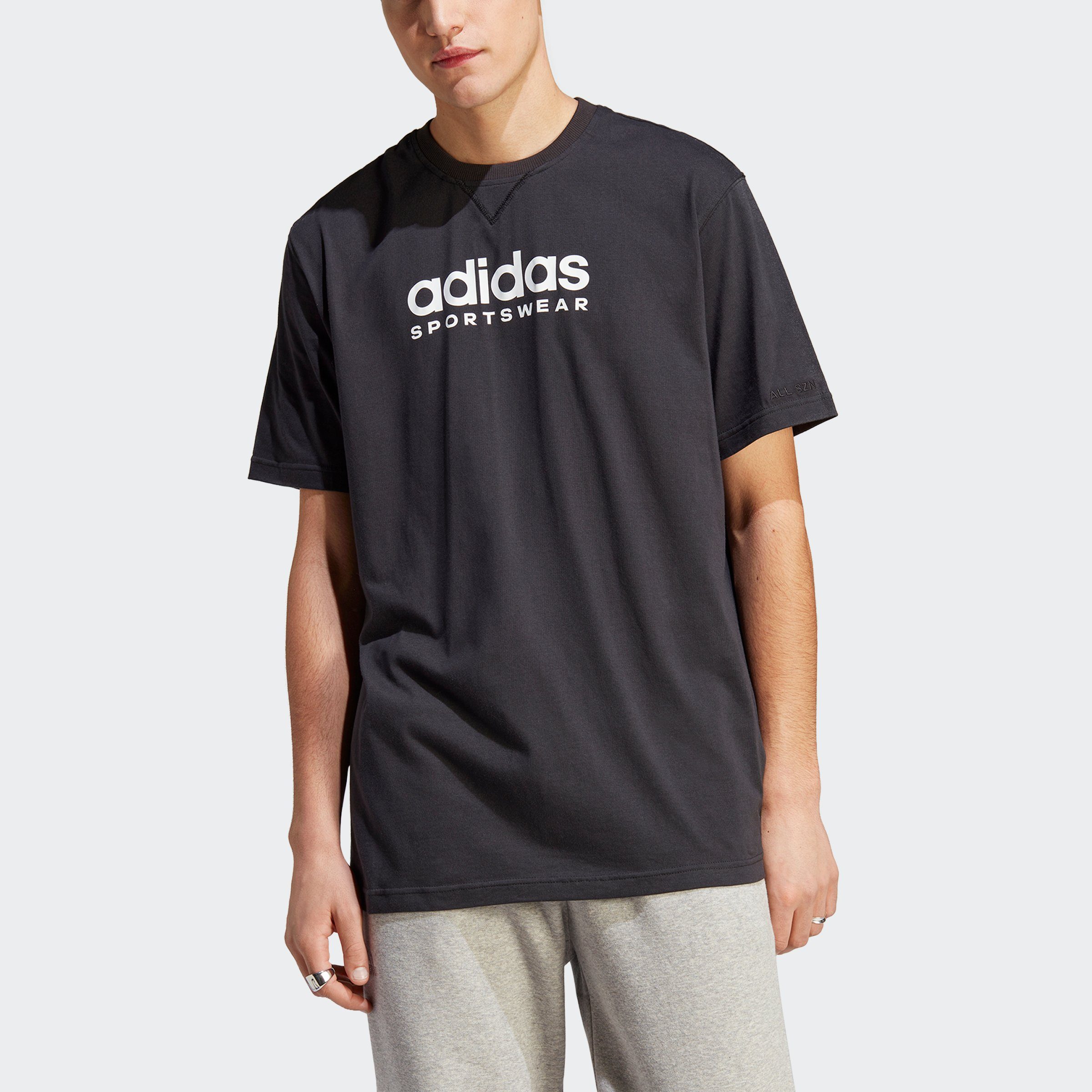 adidas Sportswear T-shirt ALL SZN GRAPHIC heren t-shirts maat S zwart
