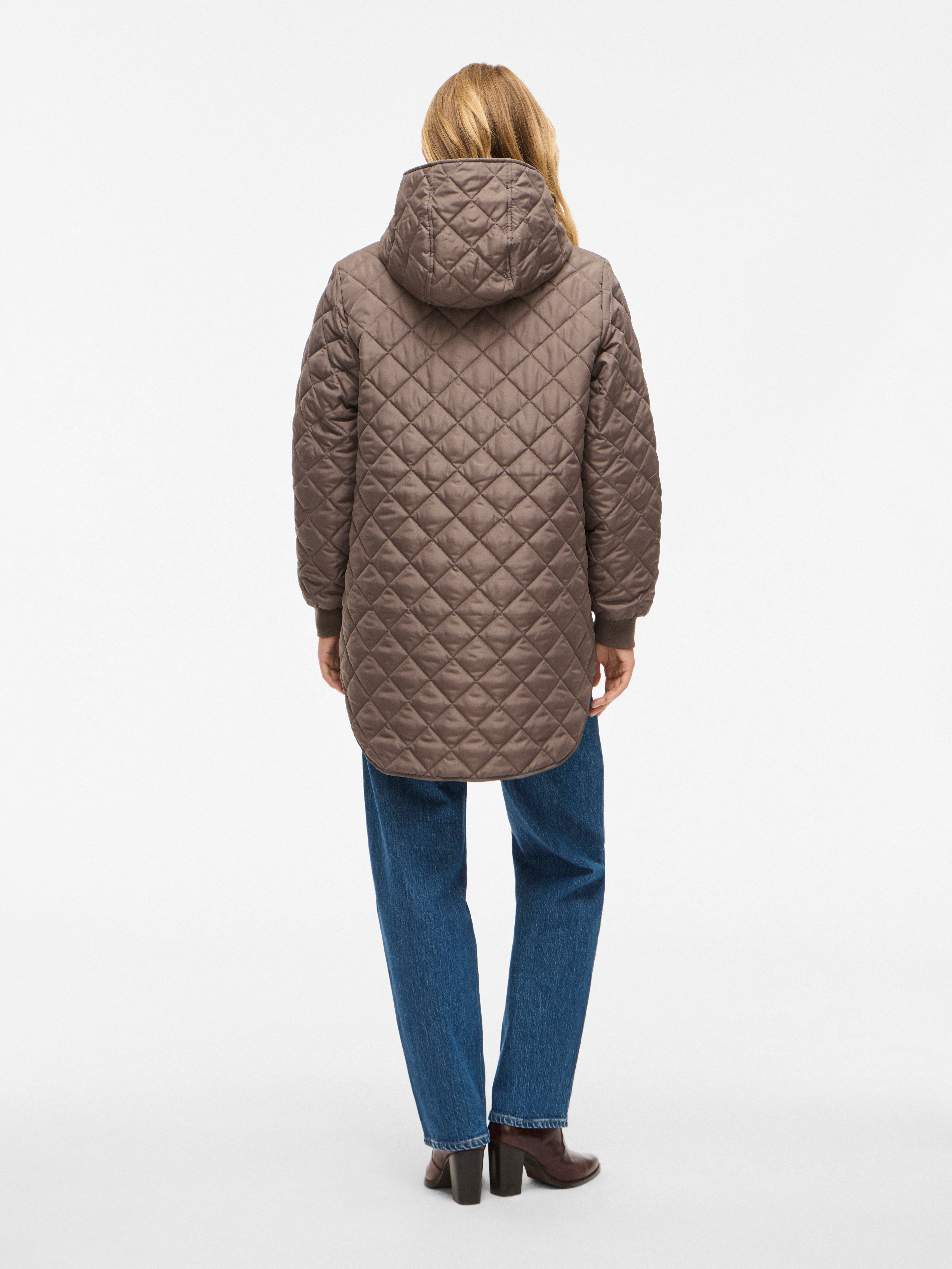 Vila Gewatteerde jas VITATE L/S HOODED JACKET - NOOS
