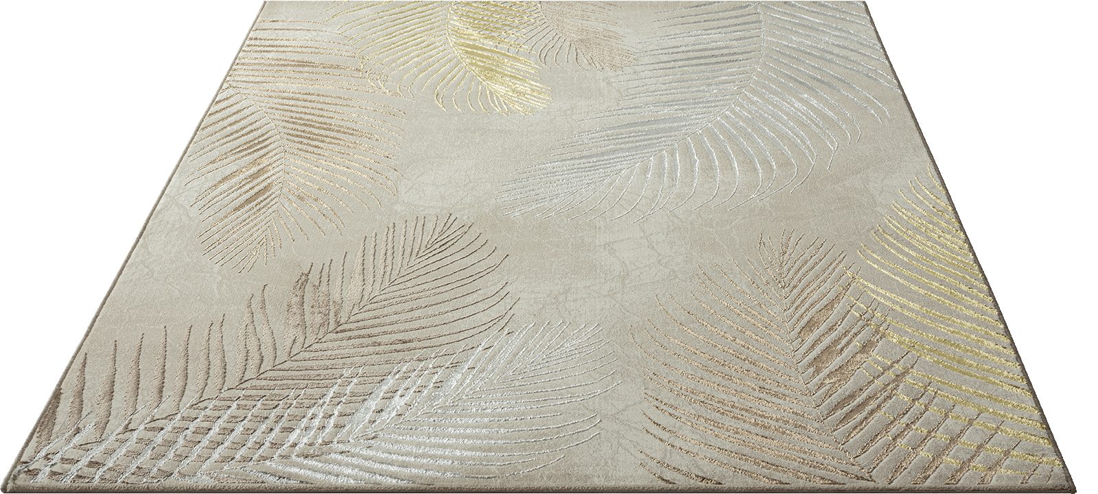 The carpet Vloerkleed Mila moderne woonkamer tapijt met elegant glanzende pool