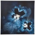 guido maria kretschmer homeliving artprint op linnen viola flower ingelijst, spieraam bruin