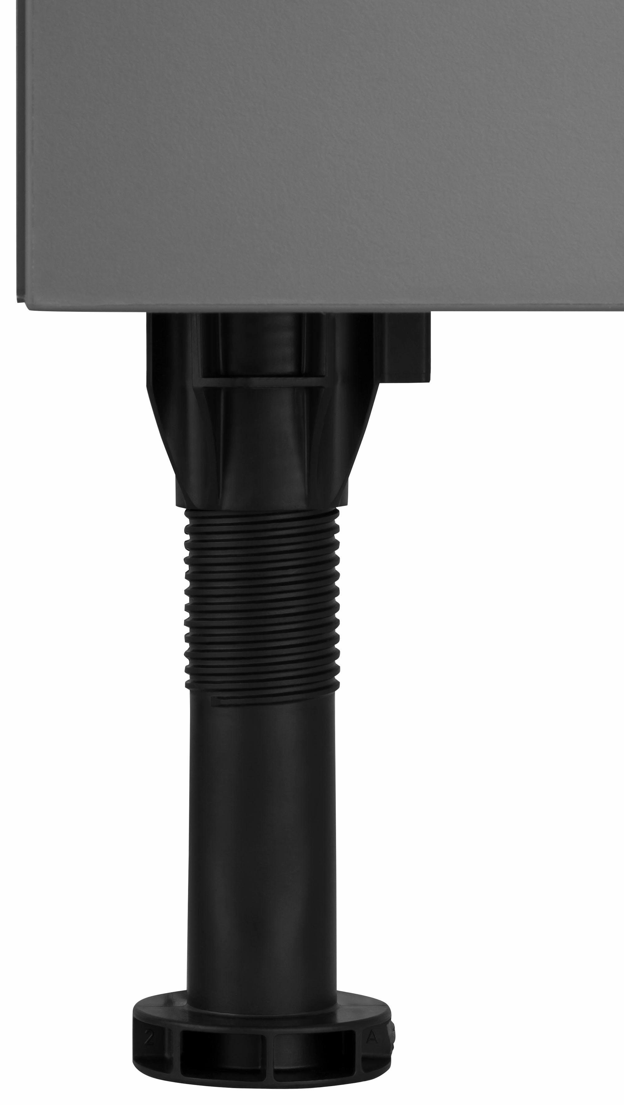 OPTIFIT Hoekonderkast Bern 100 cm breed, met 1 deur met in hoogte verstelbare poten, met metalen greep