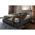 places of style boxspring luna tot 3 hardheden, incl. topmatras zwart