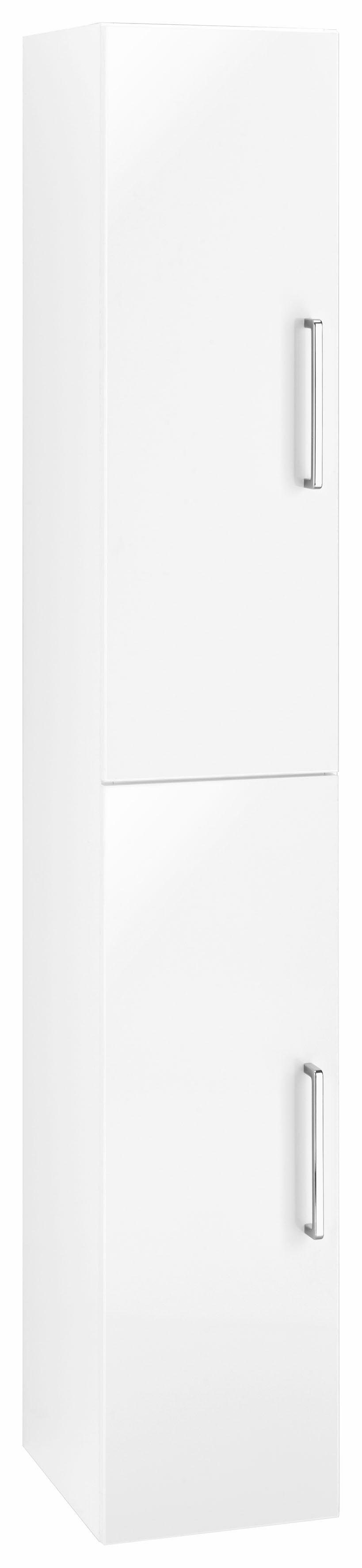 OPTIFIT Hoge kast Napoli 2 deuren, soft-closefunctie, breedte 30 cm hoge kasten wit