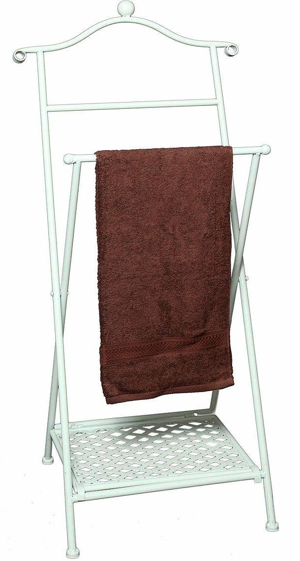 Ambiente Haus Handdoekhouder Antik antiek-wit handdoekhouders wit
