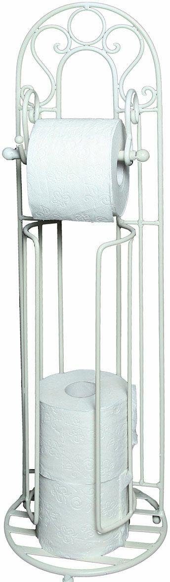 Ambiente Haus Toiletrolhouder Antiek wc-accessoires wit