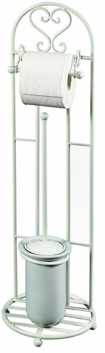 Ambiente Haus Toiletrolhouder Antik antiek-wit