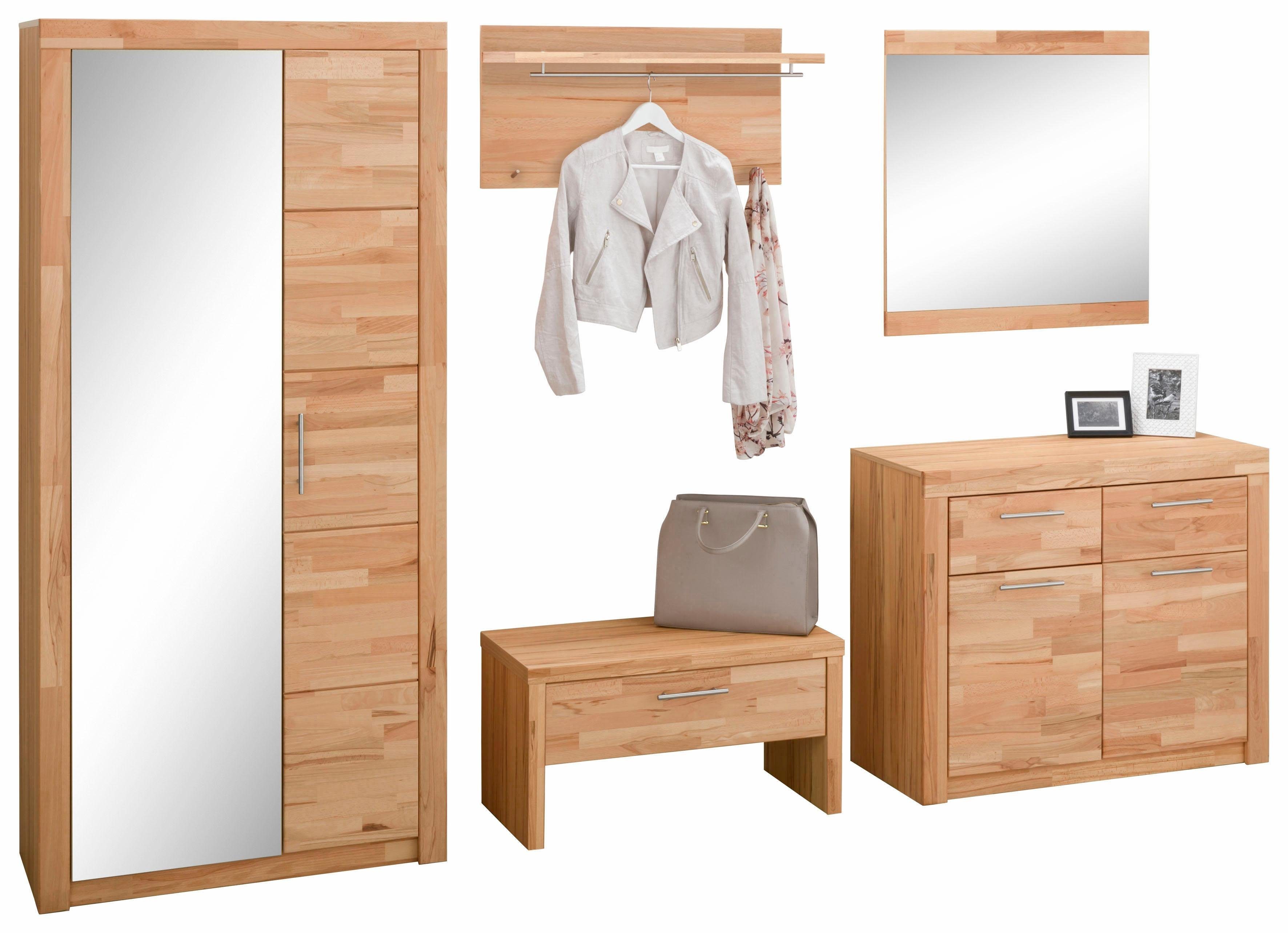 VOGL Möbelfabrik Halmeubelset Simone (set, 5-delig) wandkapstokken beige