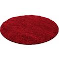 ayyildiz teppiche hoogpolig vloerkleed life shaggy 1500 woonkamer, lange pool, slaapkamer, grote keus in kleuren rood
