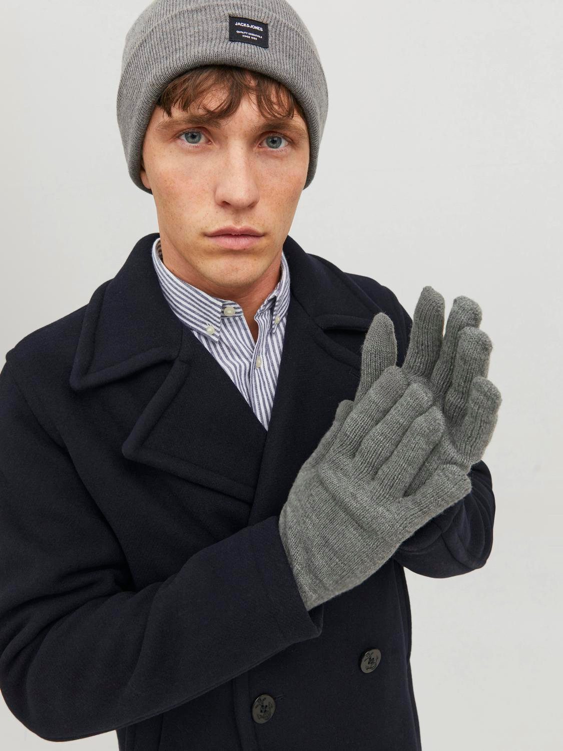 Jack & Jones Gebreide handschoenen Gloves JACBARRY GEHAKTE HANDSCHOENEN NOOS