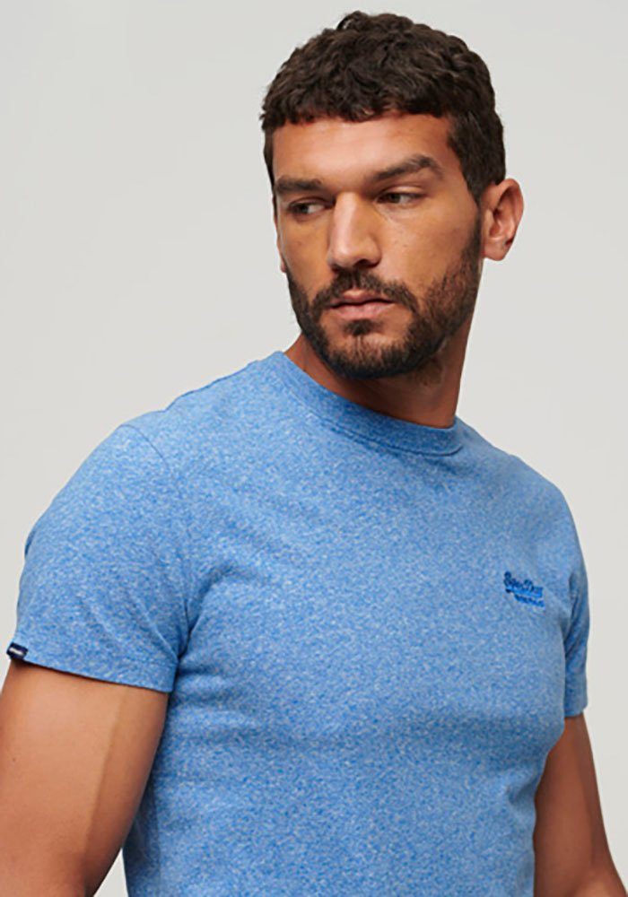 Superdry Shirt met ronde hals ESSENTIAL LOGO EMB TEE